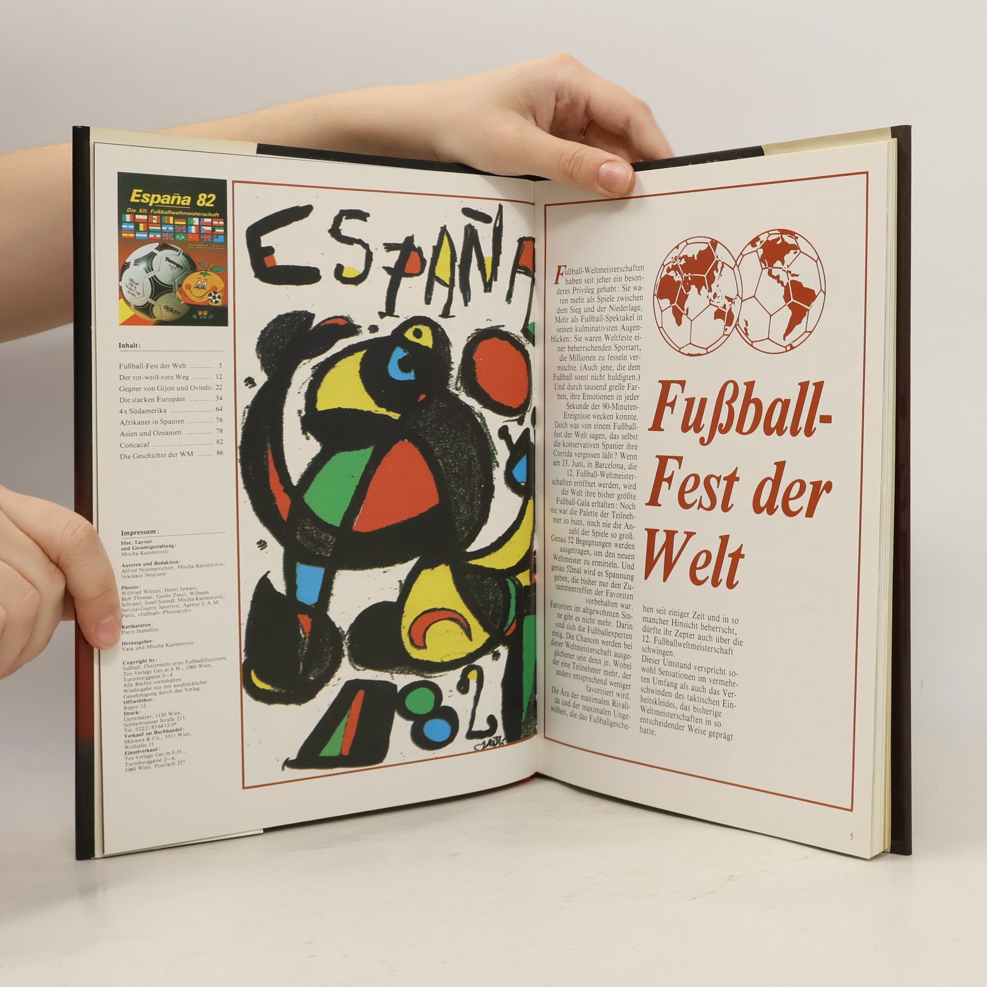 Various authors España 82. Die XII. Fußballwltmeisterschaft