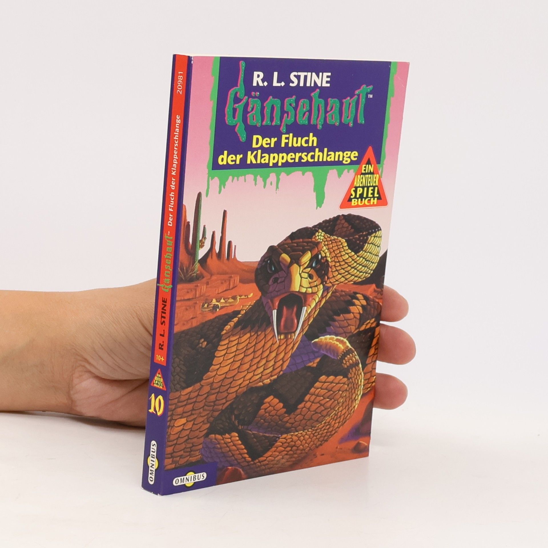 R. L. Stine Gänsehaut. Abenteuer-Spielbuch. Der Fluch der Klapperschlange