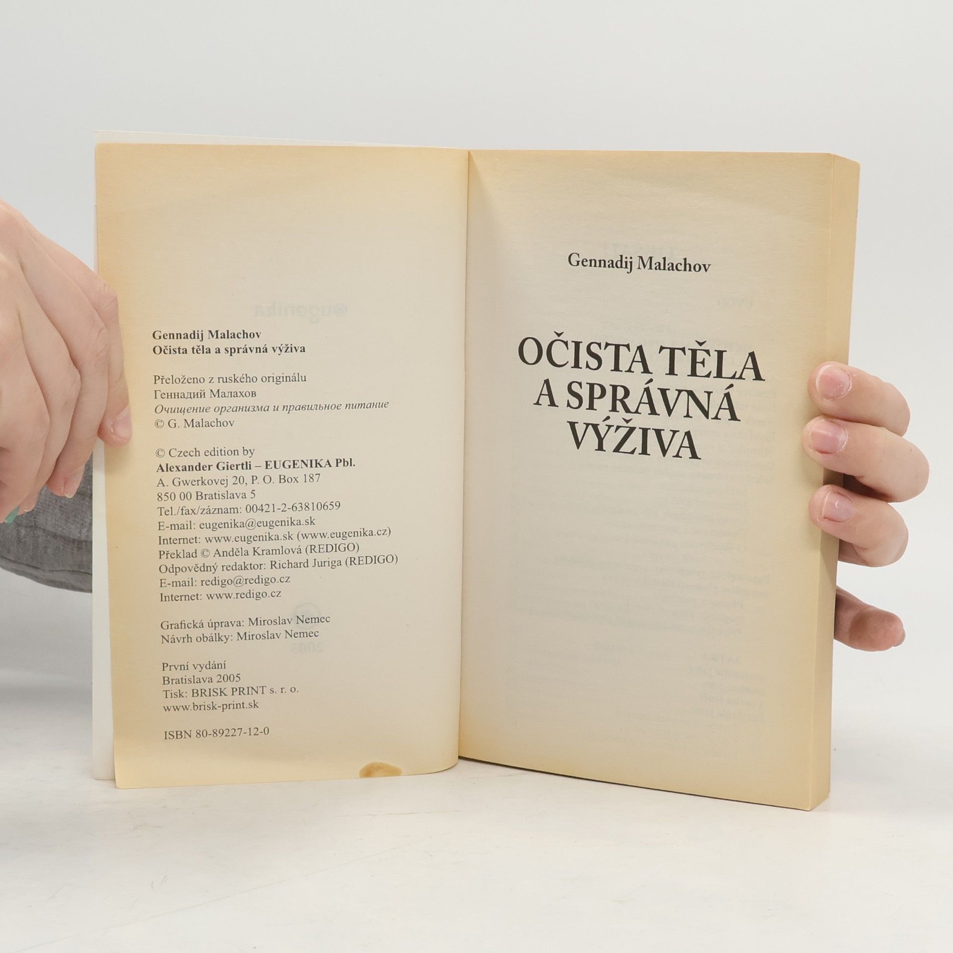 Gennady Malakhov Očista těla a správná výživa