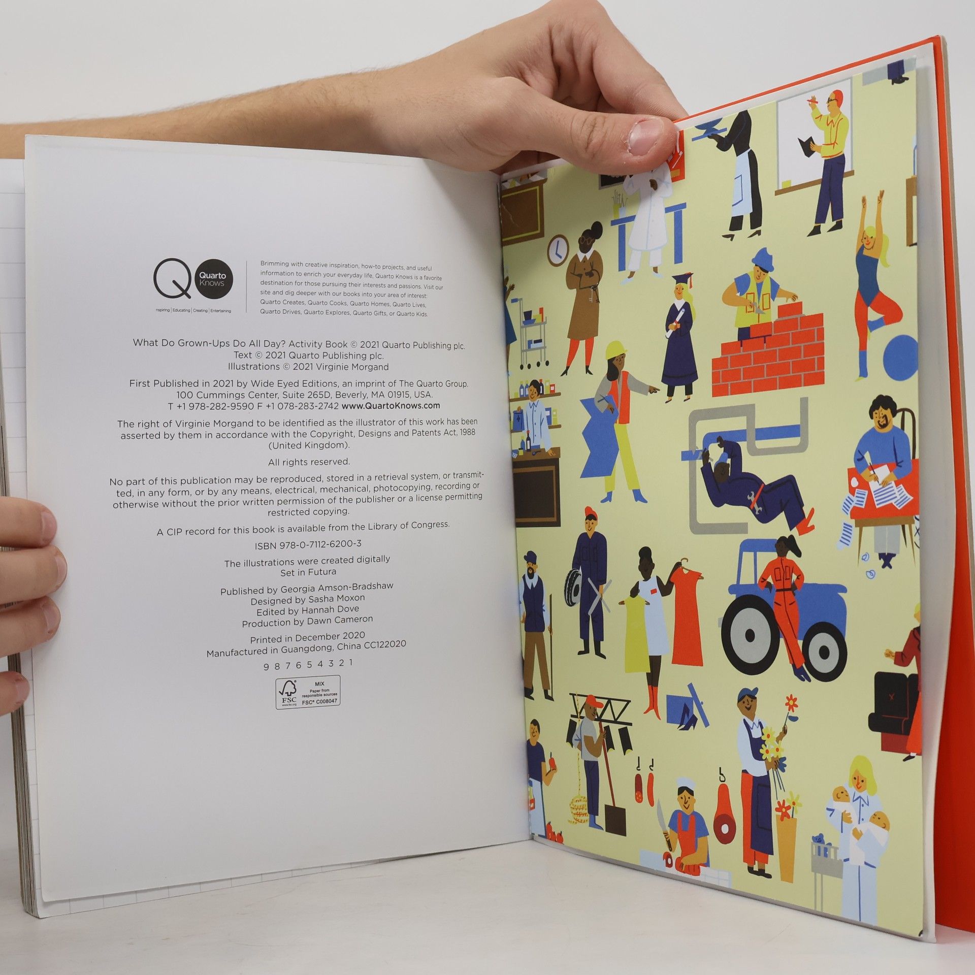Virginie Morgand What Do Grown-Ups Do All Day? Activity Book