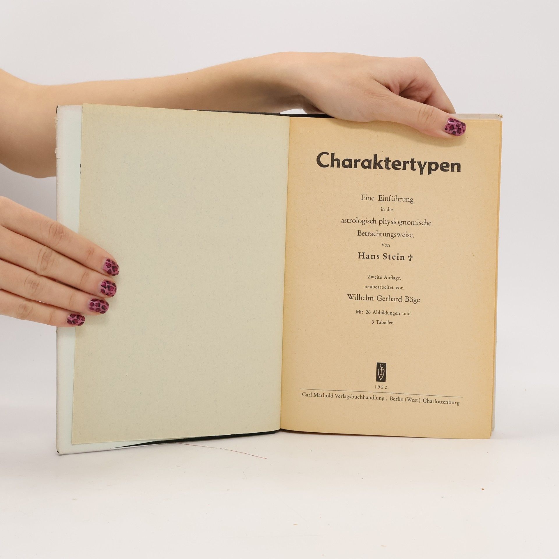 Hans Stein Charaktertypen