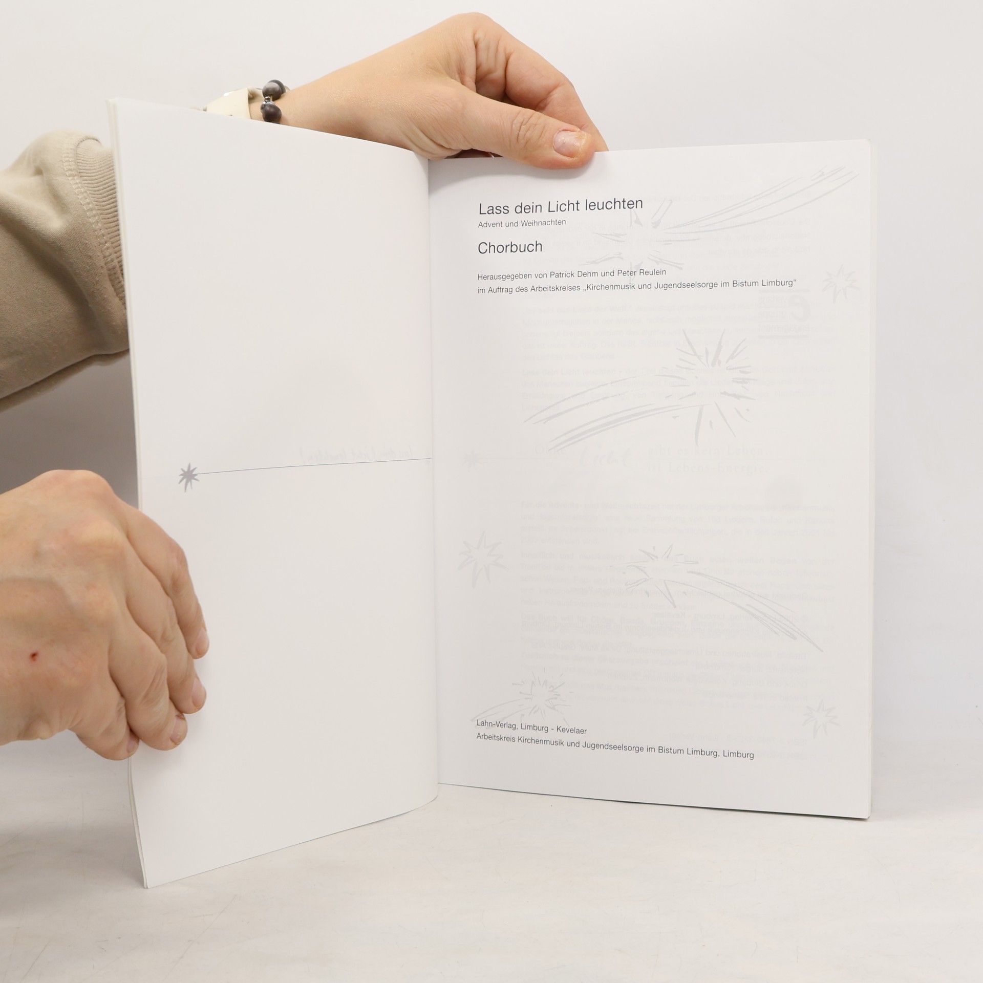Patrick Dehm Chorbuch: Lass dein Licht leuchten