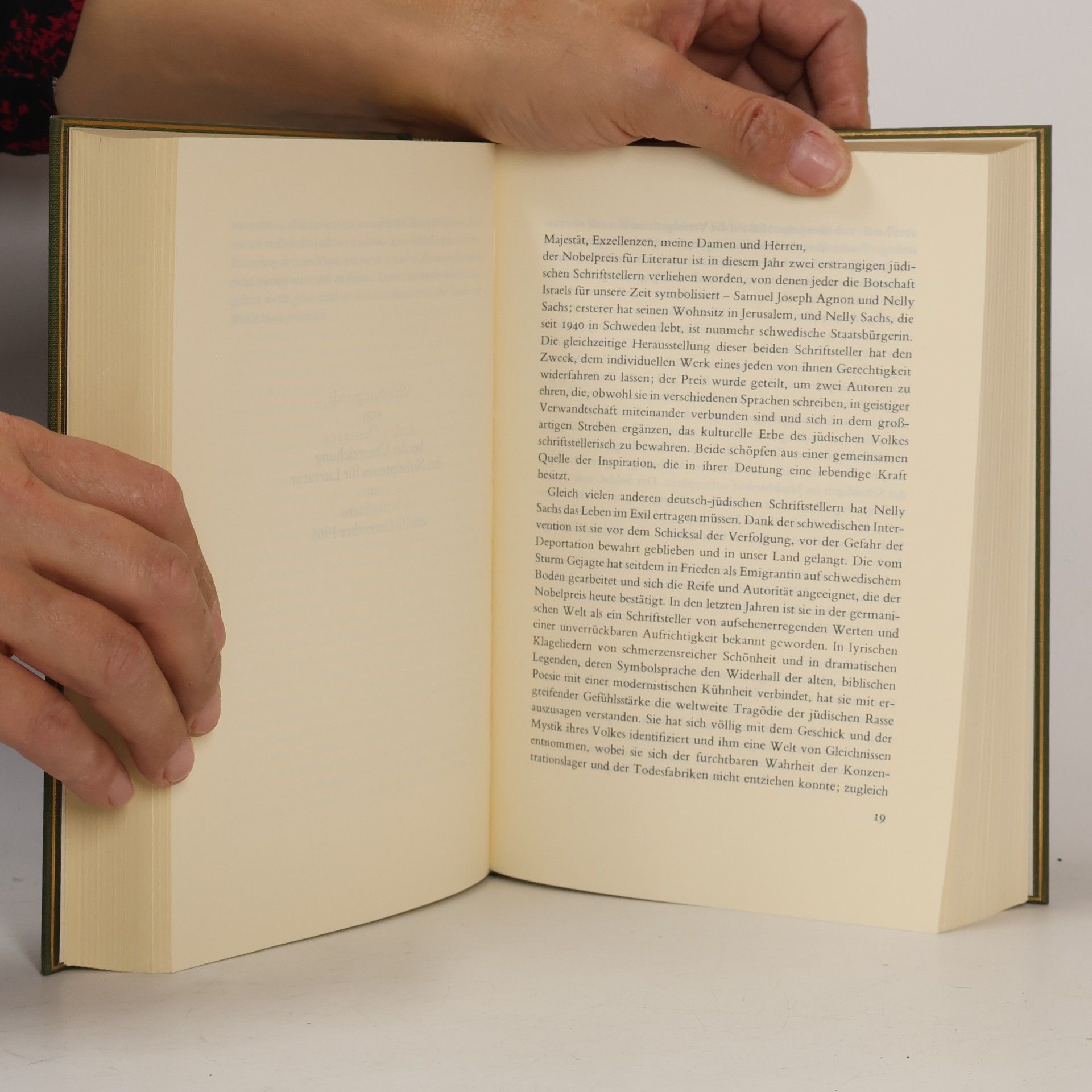 Nelly Sachs Nobel Preis 1966. Agnon, Sachs