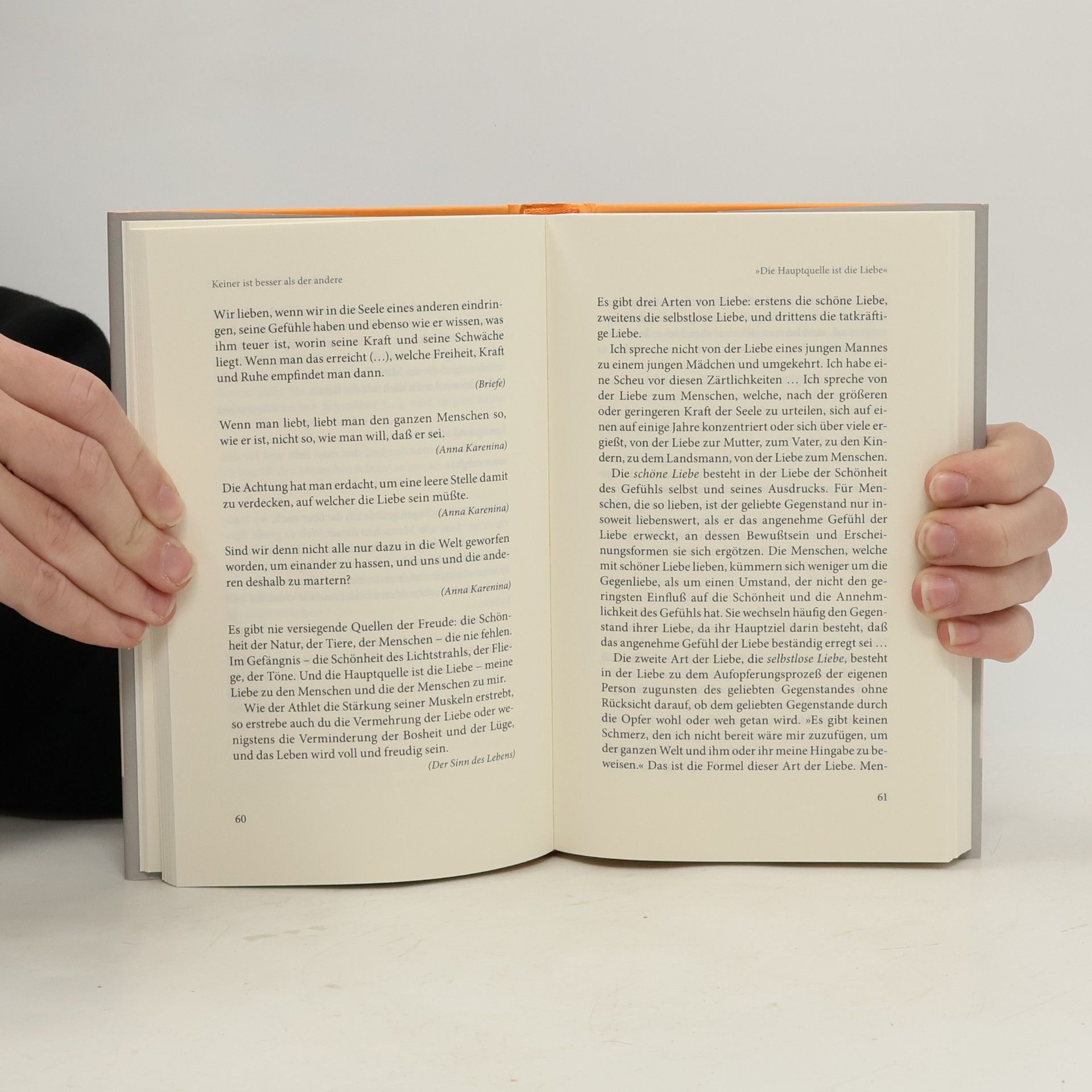 Lev Nikolajevič Tolstoj Keiner ist besser als der andere