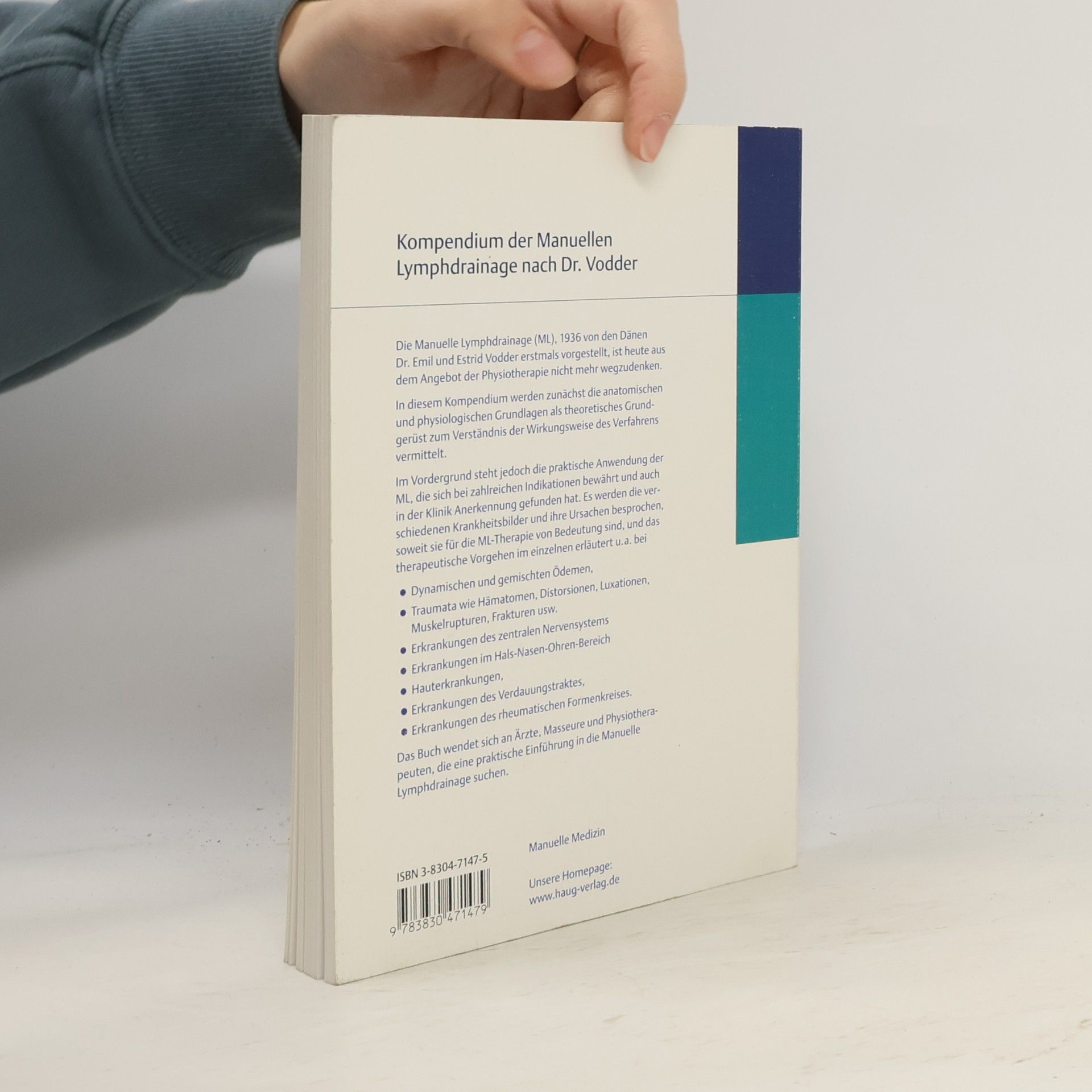 Renato Kasseroller Kompendium der manuellen Lymphdrainage nach Dr. Vodder und der kombinierten physikalischen Entstauungstherapie