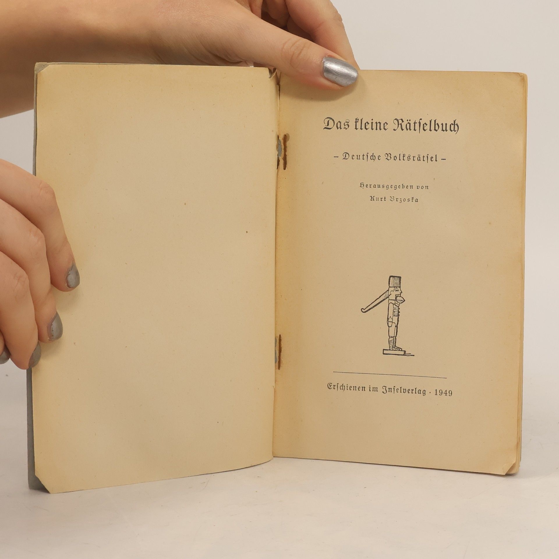 Various authors Das kleine Rätselbuch Deutsche Volksrätsel