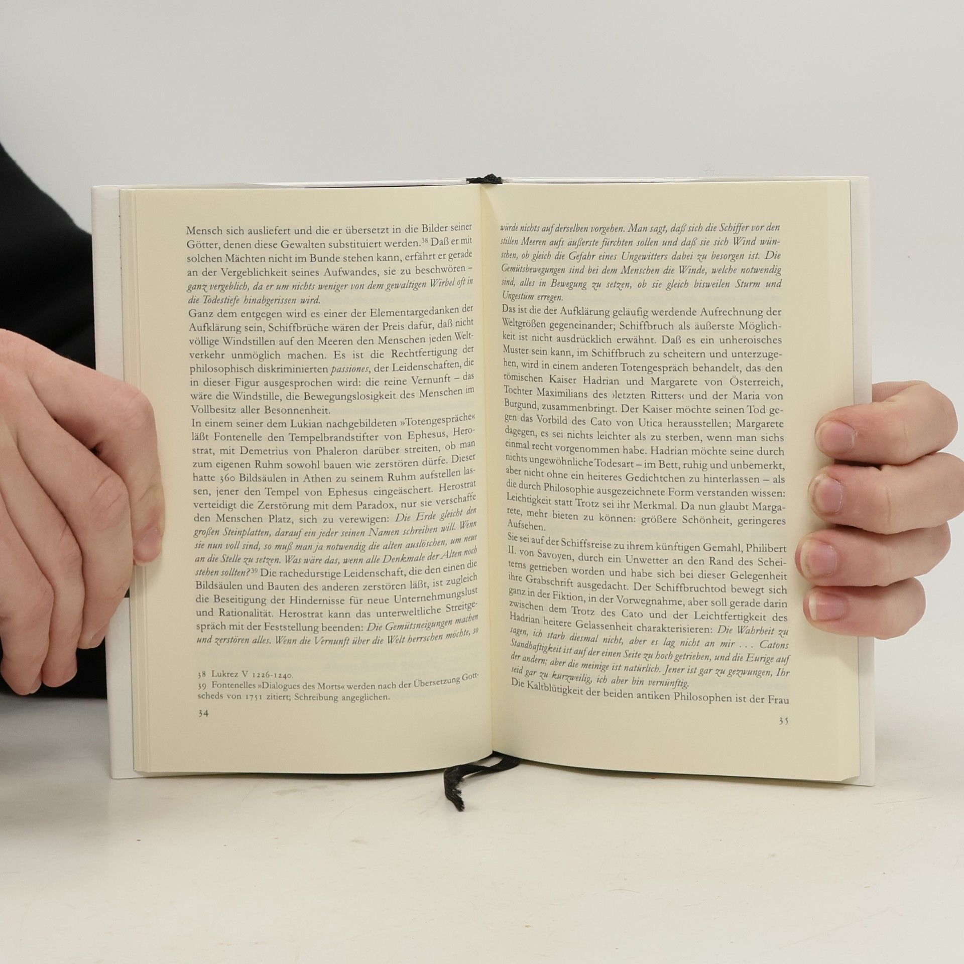 Hans Blumenberg Schiffbruch mit Zuschauer