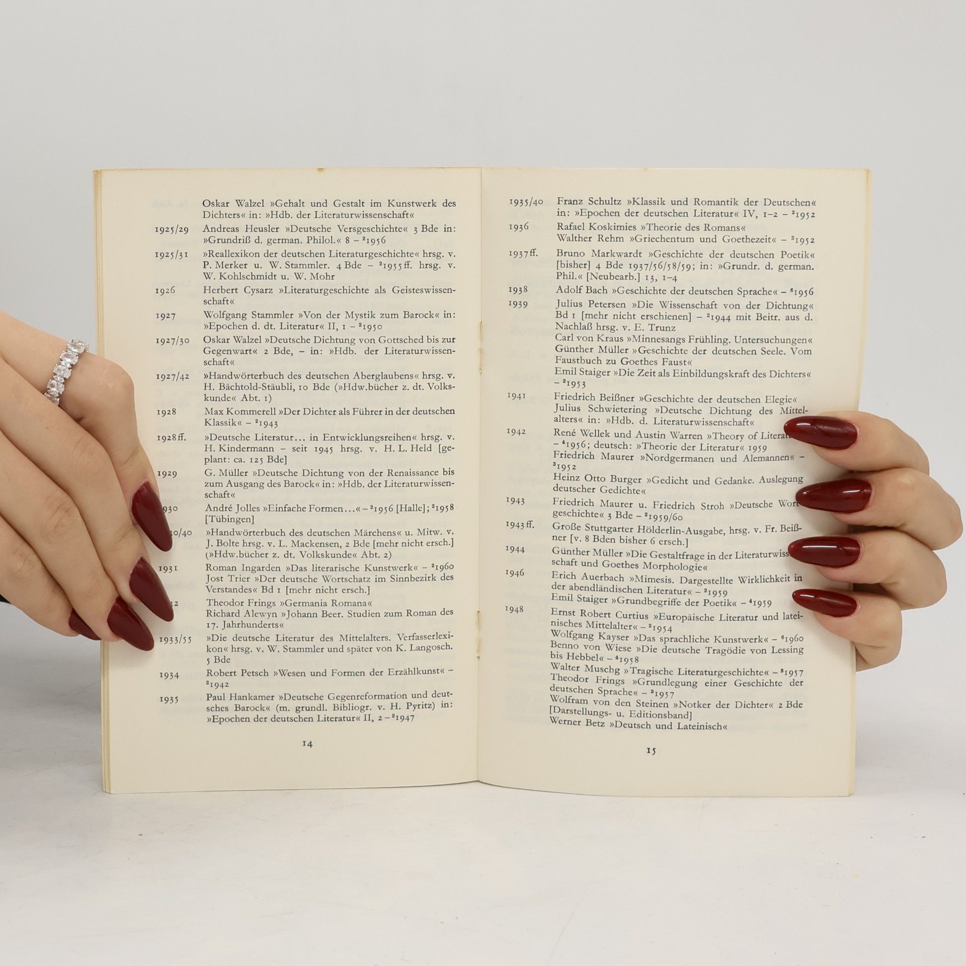 Auteurscollectief Merkheft für Germanisten zur Sammlung Metzler mit einer Zeittafel zur Geschichte der deutschen Philologie