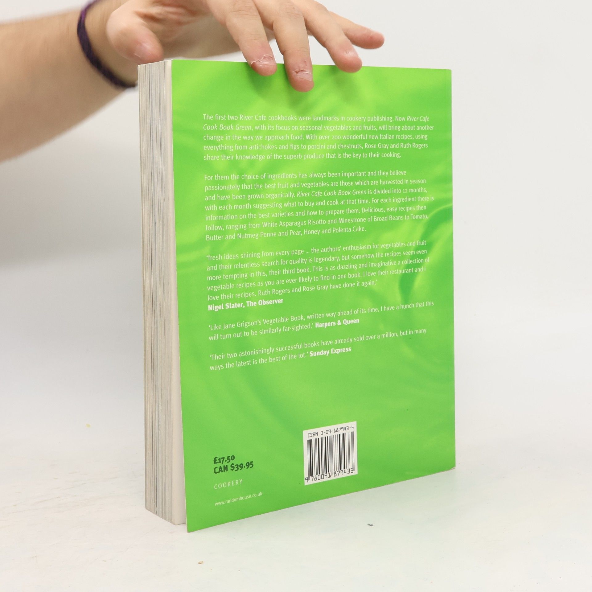 Ruth Rogers River Cafe Cook Book Green