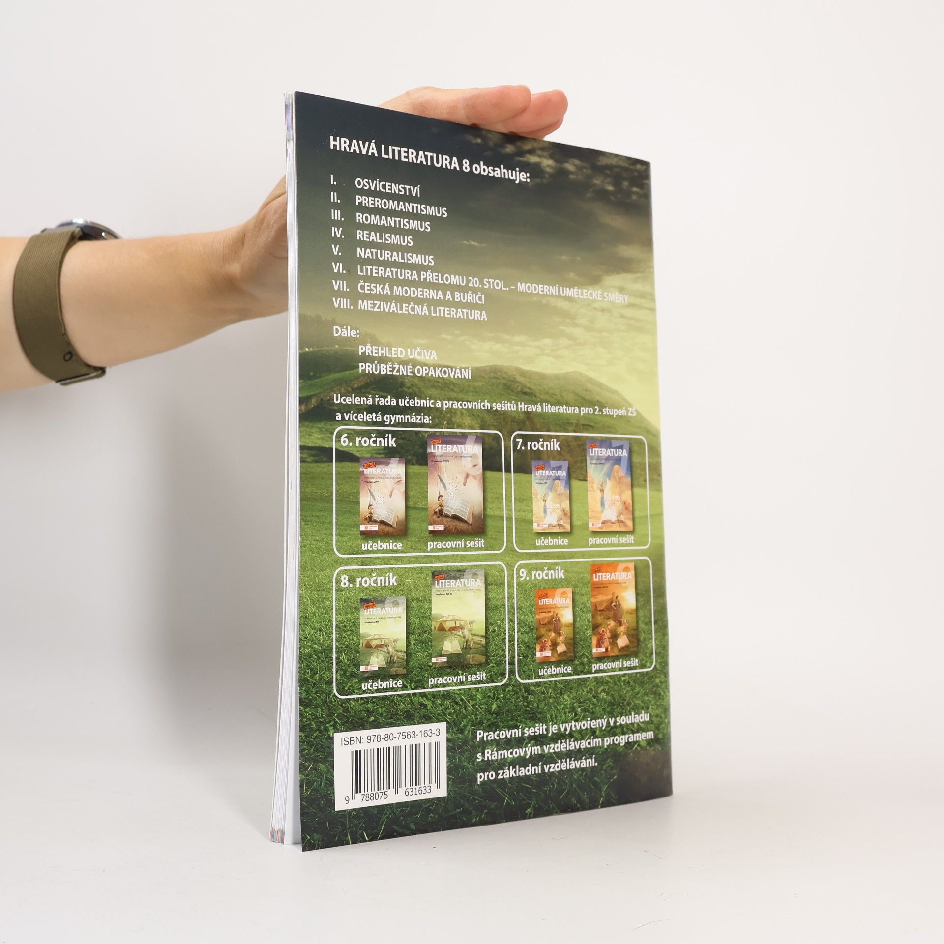 Kolektív autorov Hravá literatura 8 : pracovní sešit pro 8. ročník ZŠ a víceletá gymnázia