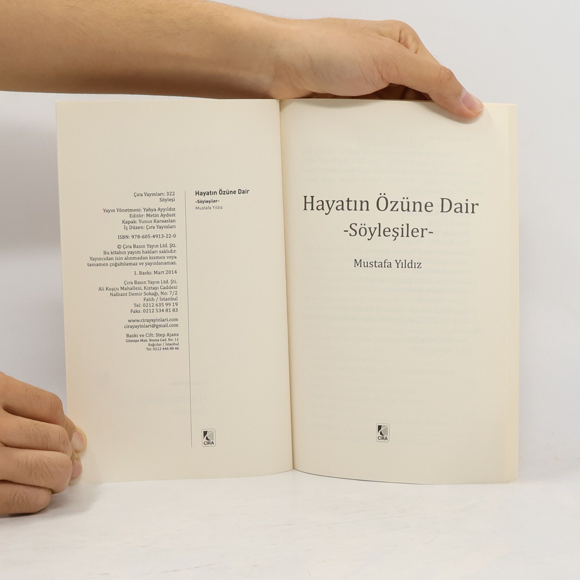 Mustafa Yıldız Hayatın Özüne Dair