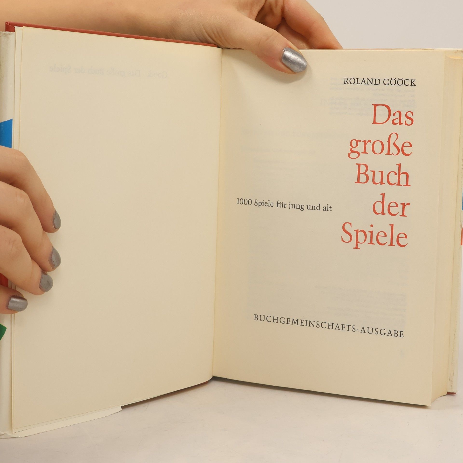 Roland Gööck Das große Buch der Spiele