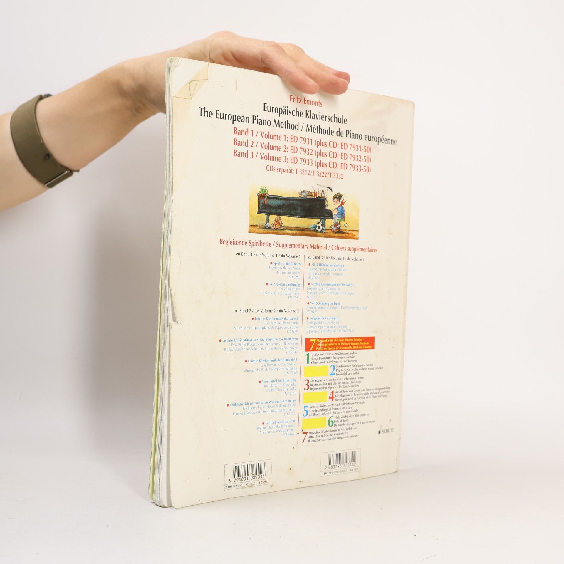 Fritz Emonts Europäische Klavierschule. The European Piano Method. Méthode de Piano européenne 1