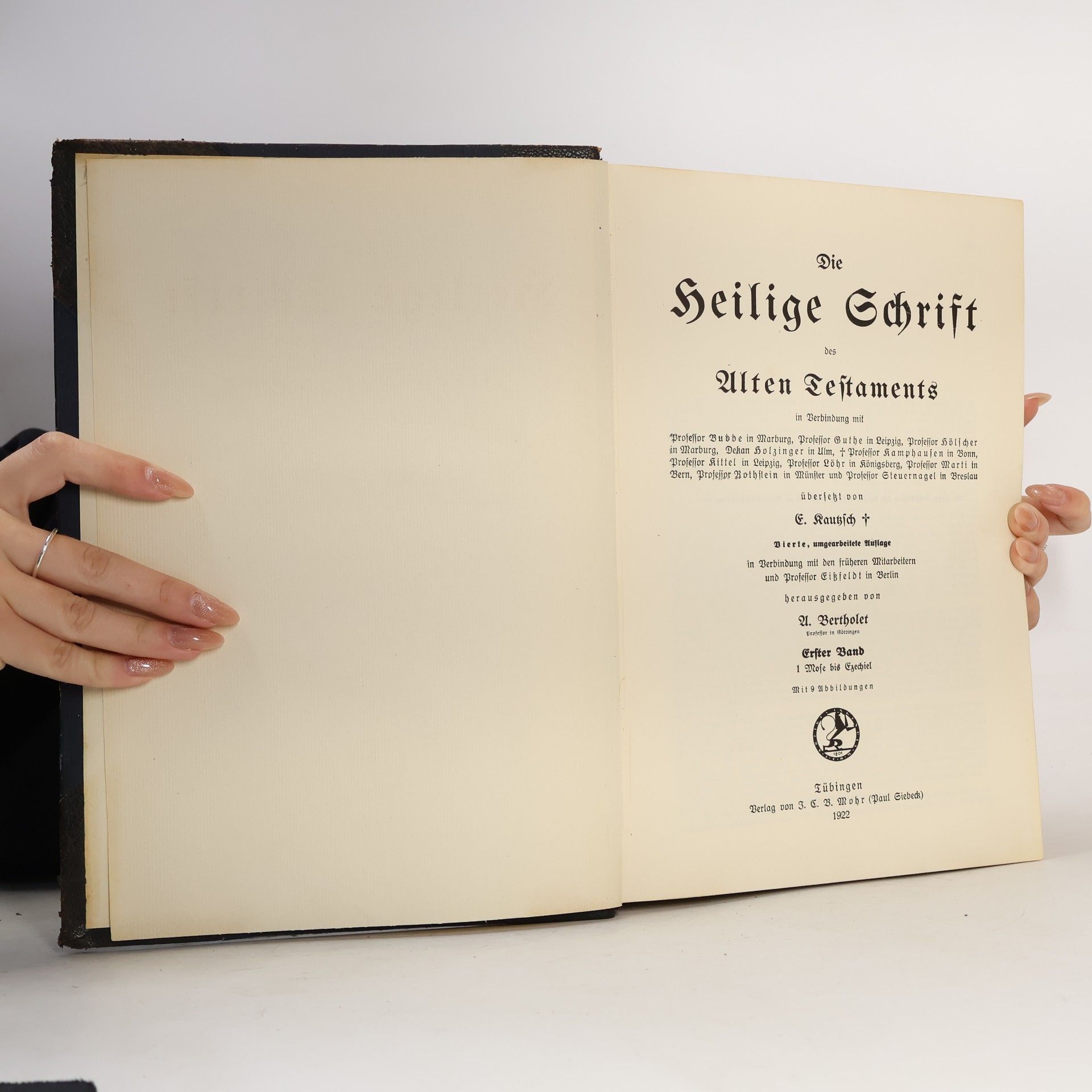 Kautzsch Die Heilige Schrift des Alten Testaments