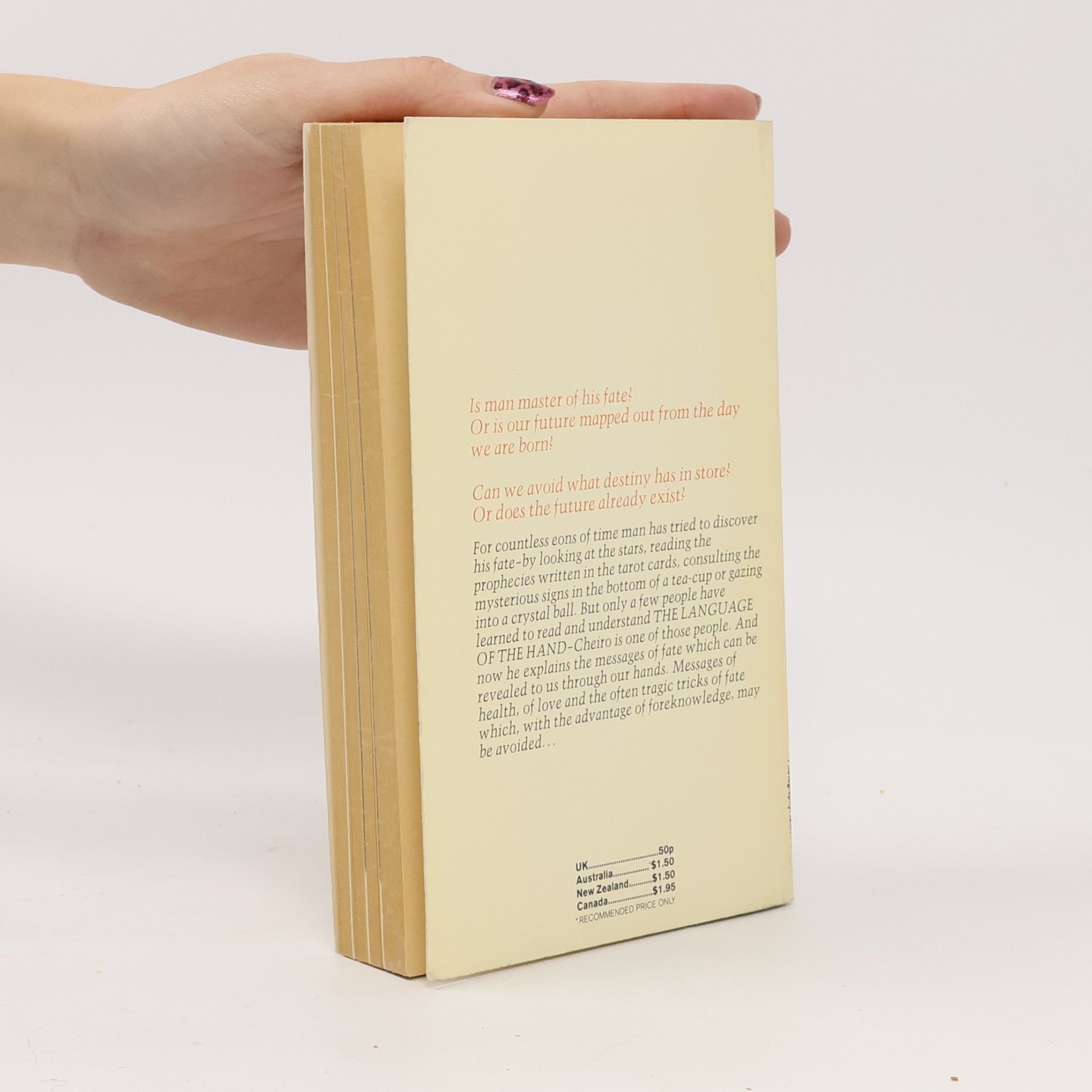 Cheiro Language Of The Hand