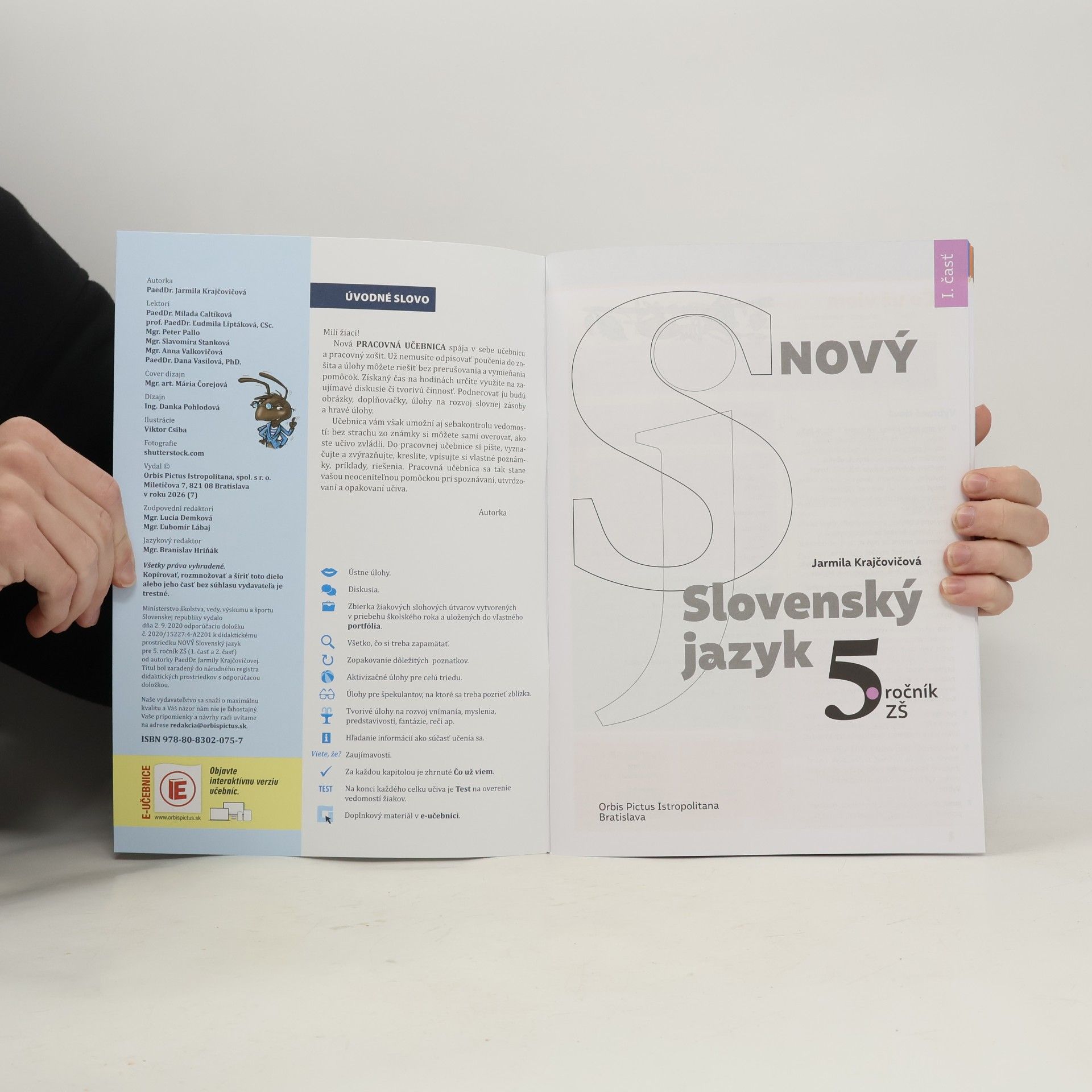Jarmila Krajčovičová Nový Slovenský jazyk 5 I. časť