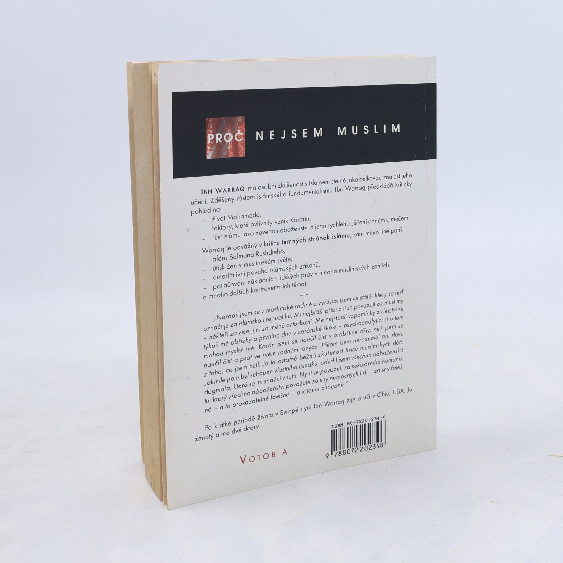Ibn Warraq Proč nejsem muslim: Nekompromisní kritika islámského fundamentalismu