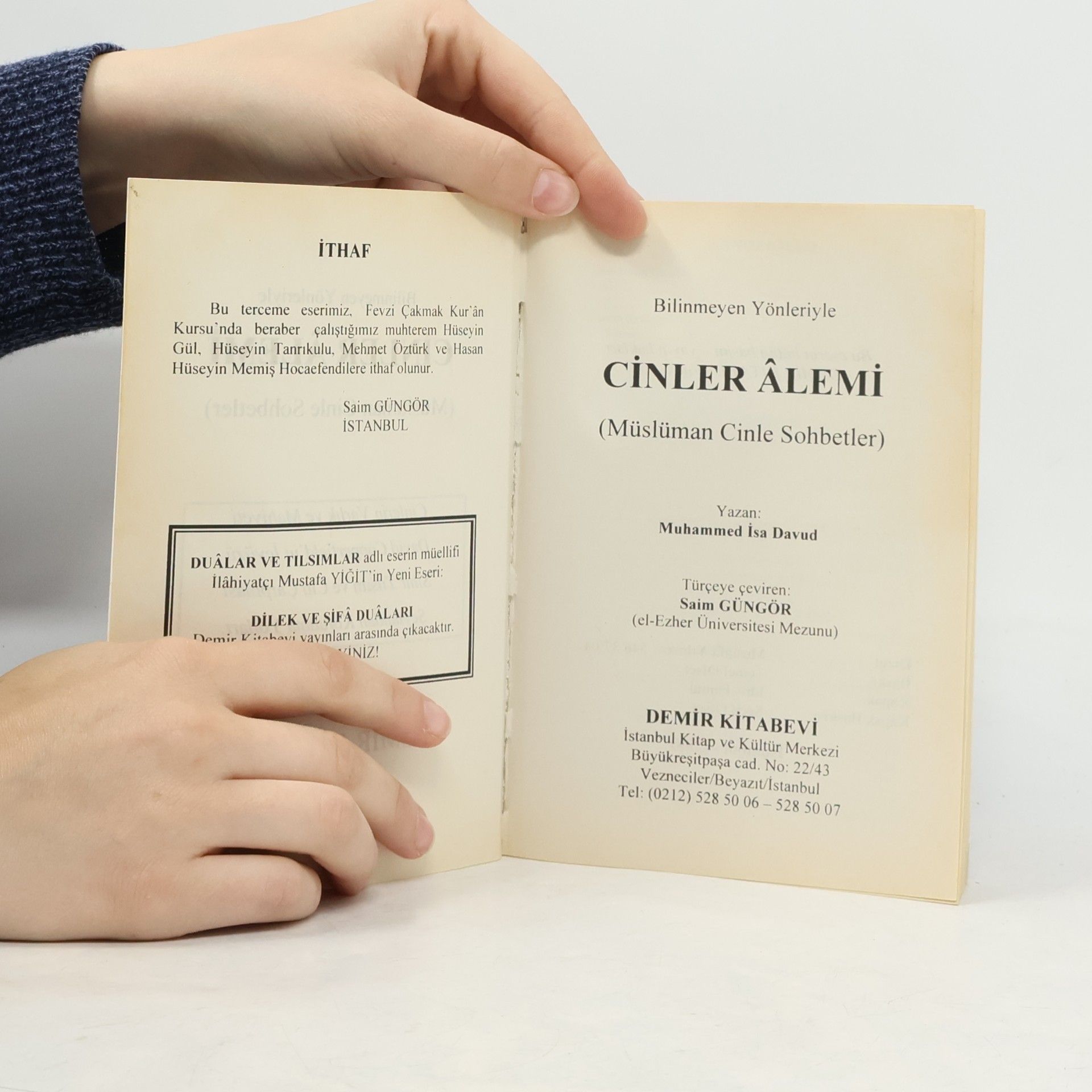 Muhammed İsa Davud Bilinmeyen Yönleriyle Cinler Alemi