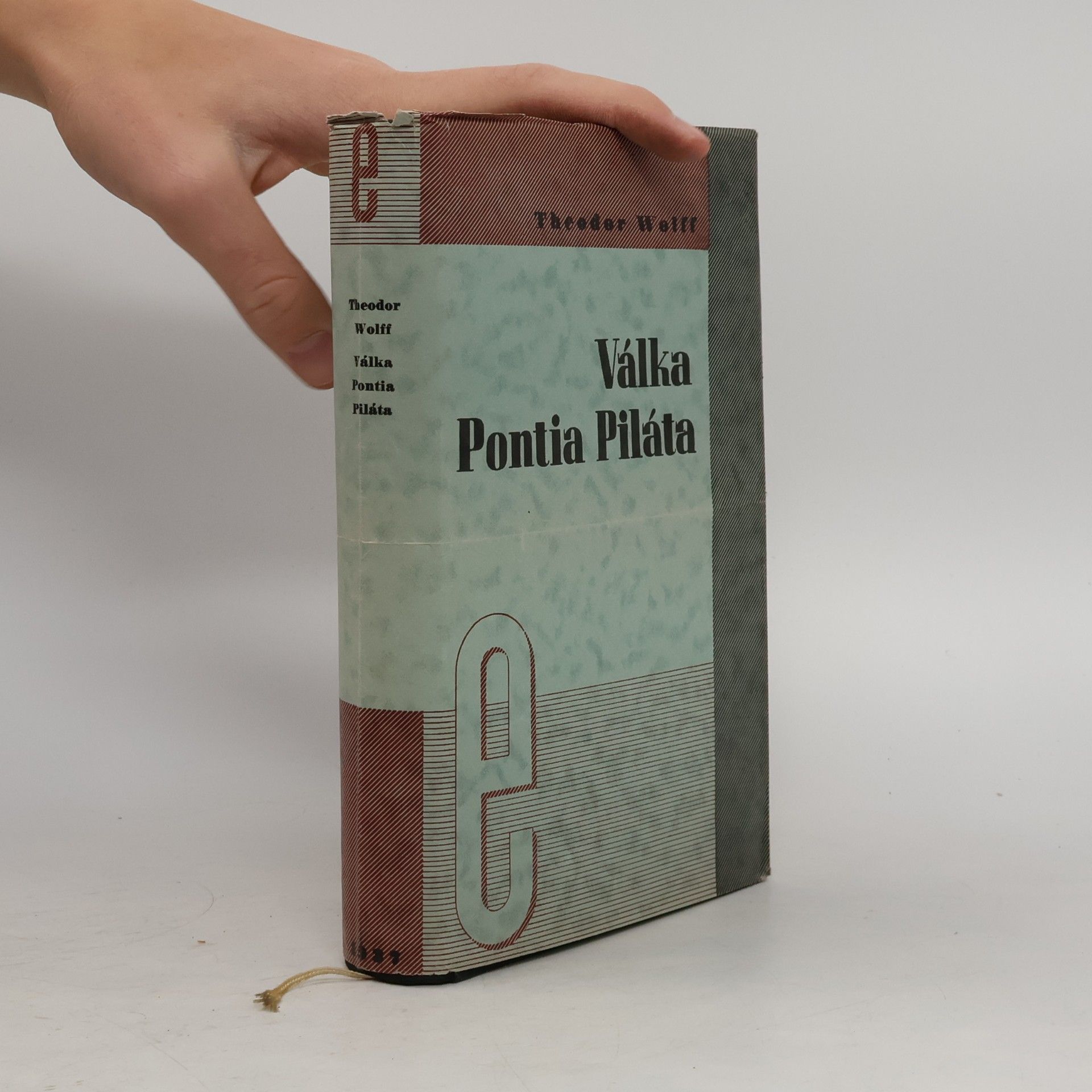 Theodor Wolff Válka Pontia Piláta