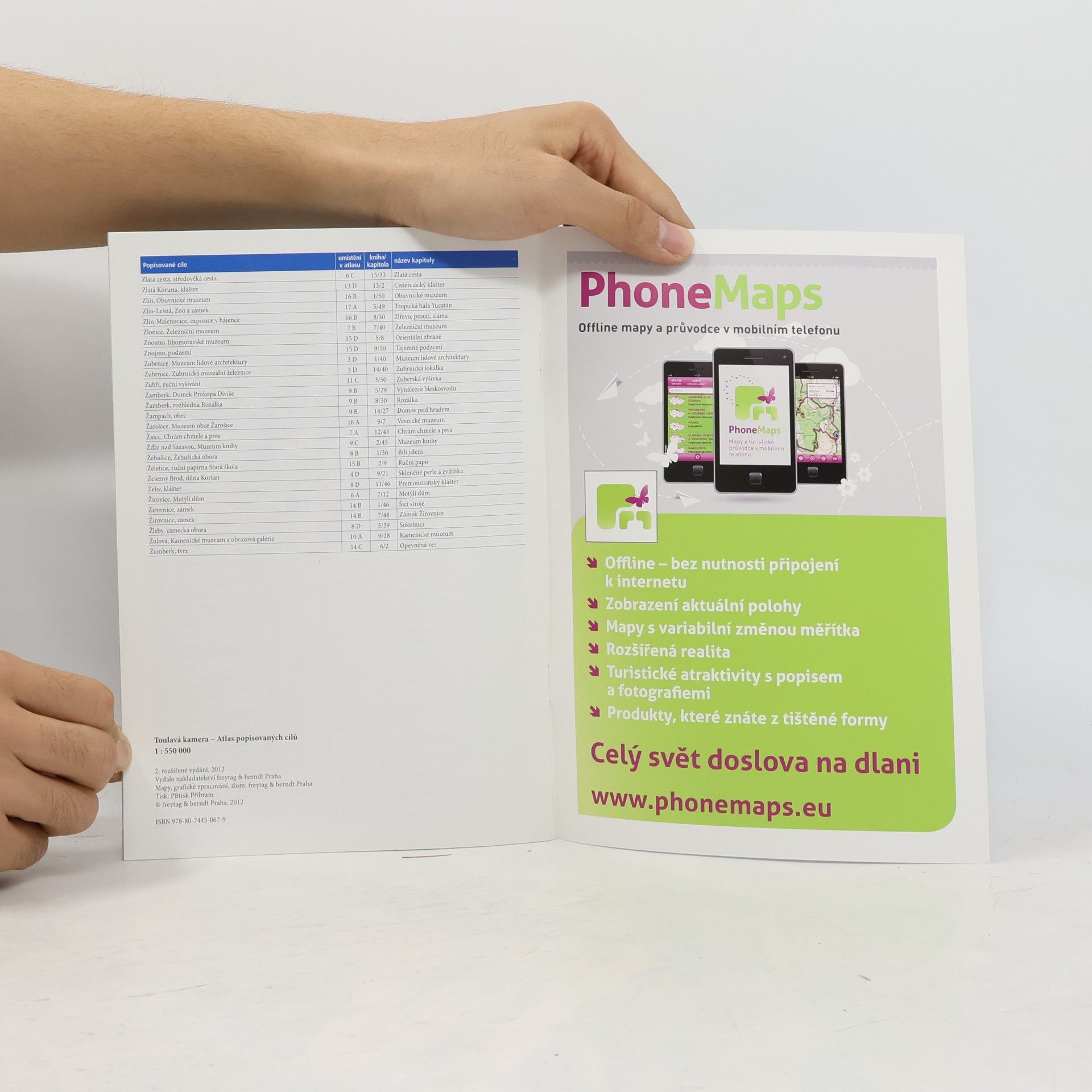 Autores varios Toulavá kamera. Atlas popisovaných cílů 1 : 550000