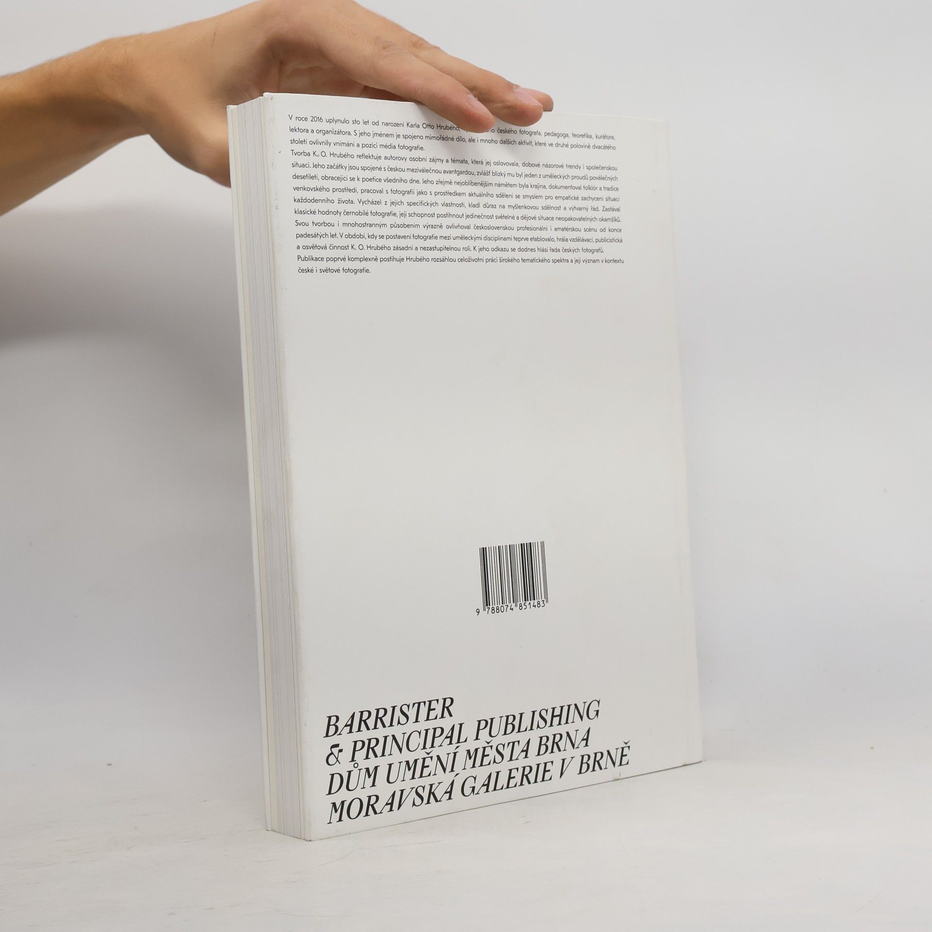 Autorenkollektiv Karel Otto Hrubý. Fotograf, pedagog, teoretik