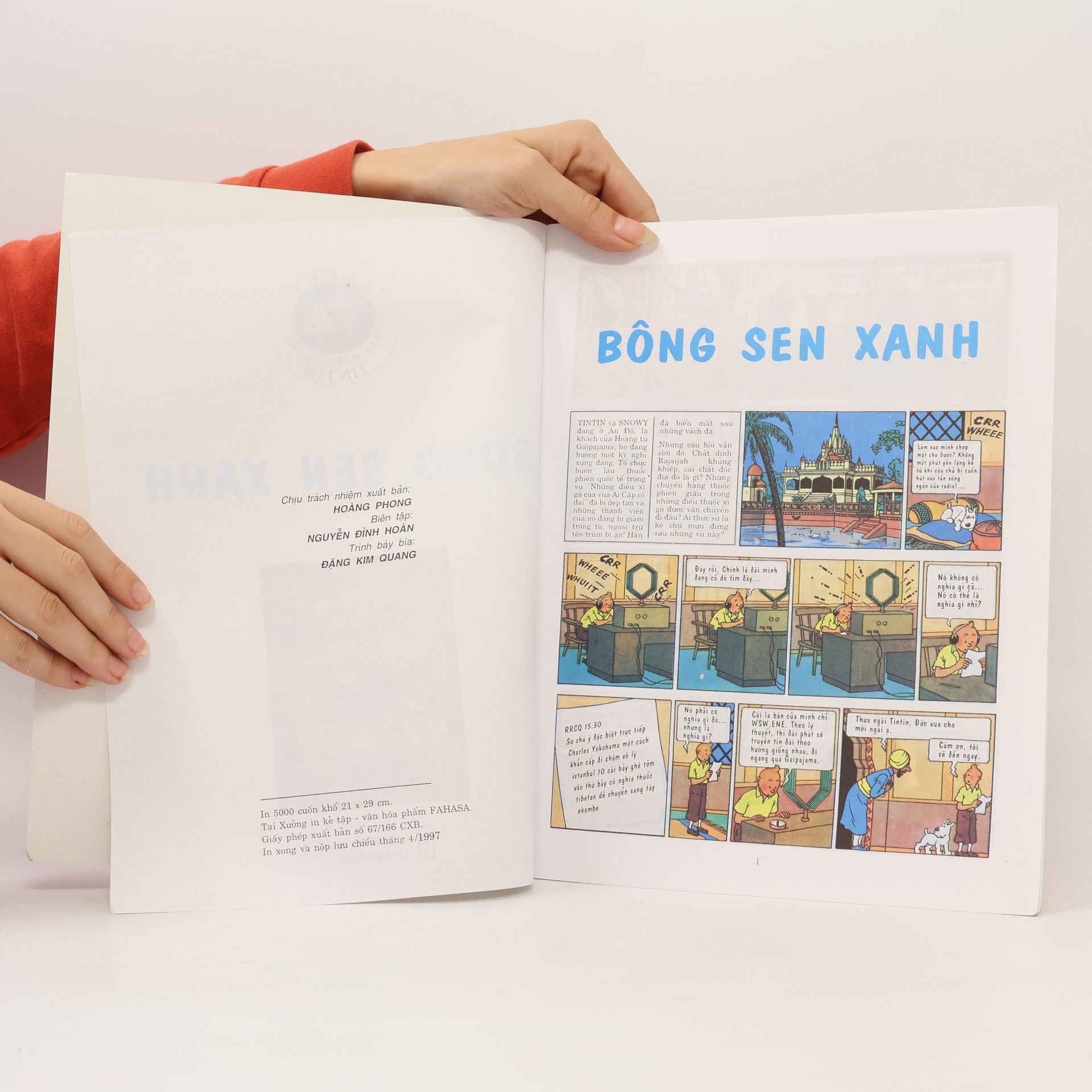 Hergé Les Aventures de Tintin. Le Lotus Bleu