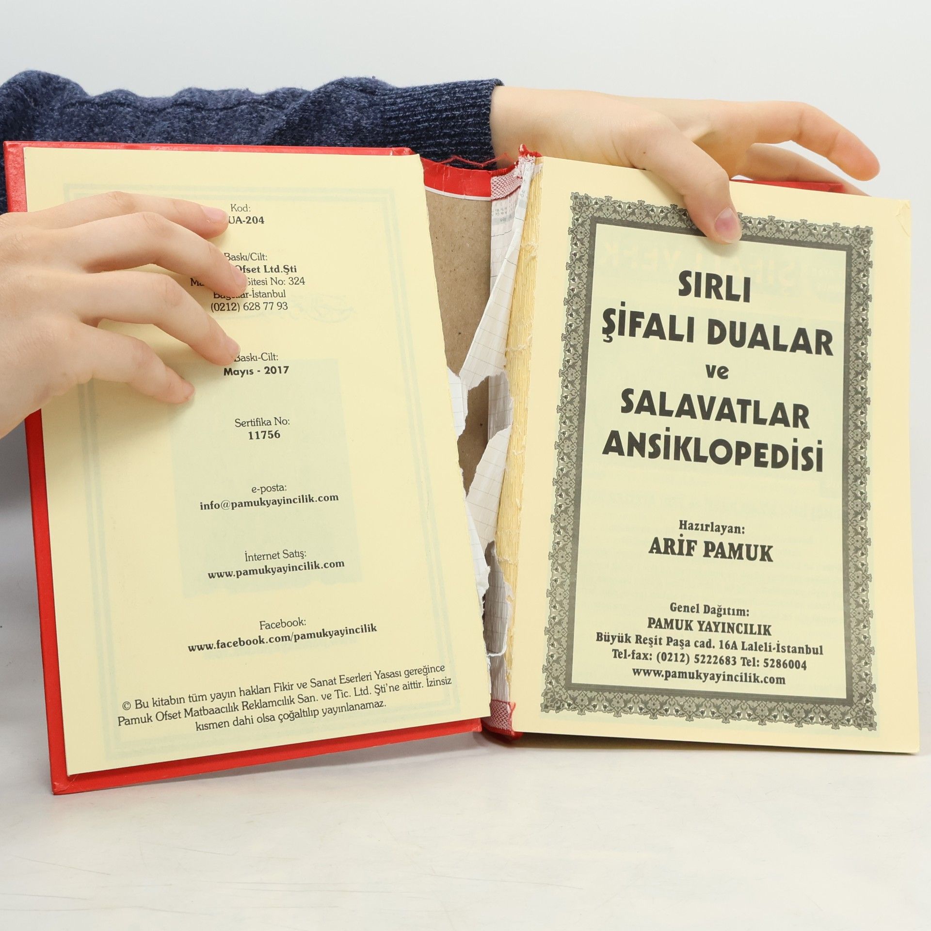 Arif Pamuk Sirli Sifali Dualar ve Salavatlar Ansiklopedisi