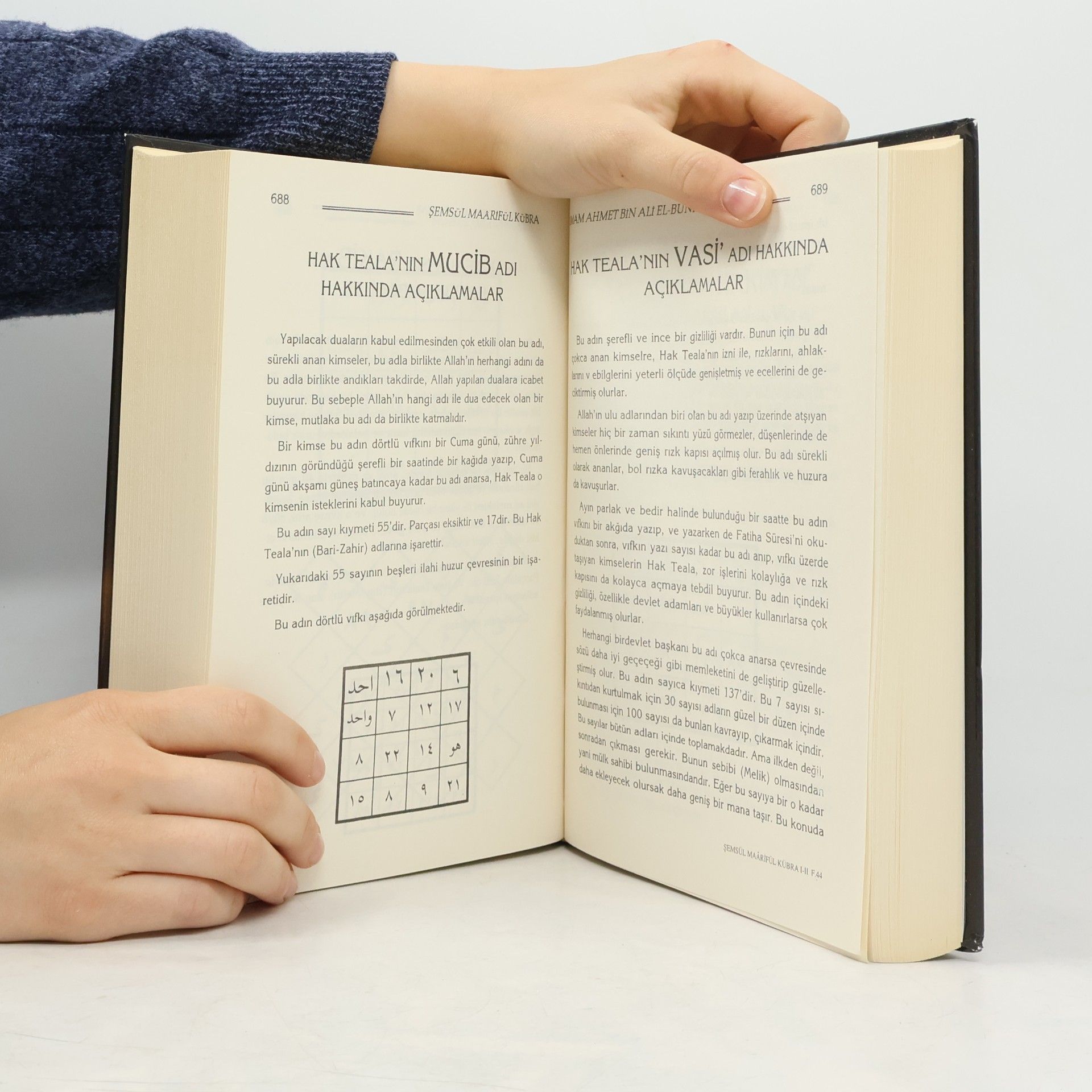 İmam Ahmet Bin Ali El-Büni Şems-ül Maârifül El Kübra 4 Cilt, 2 Kitap, Ciltli