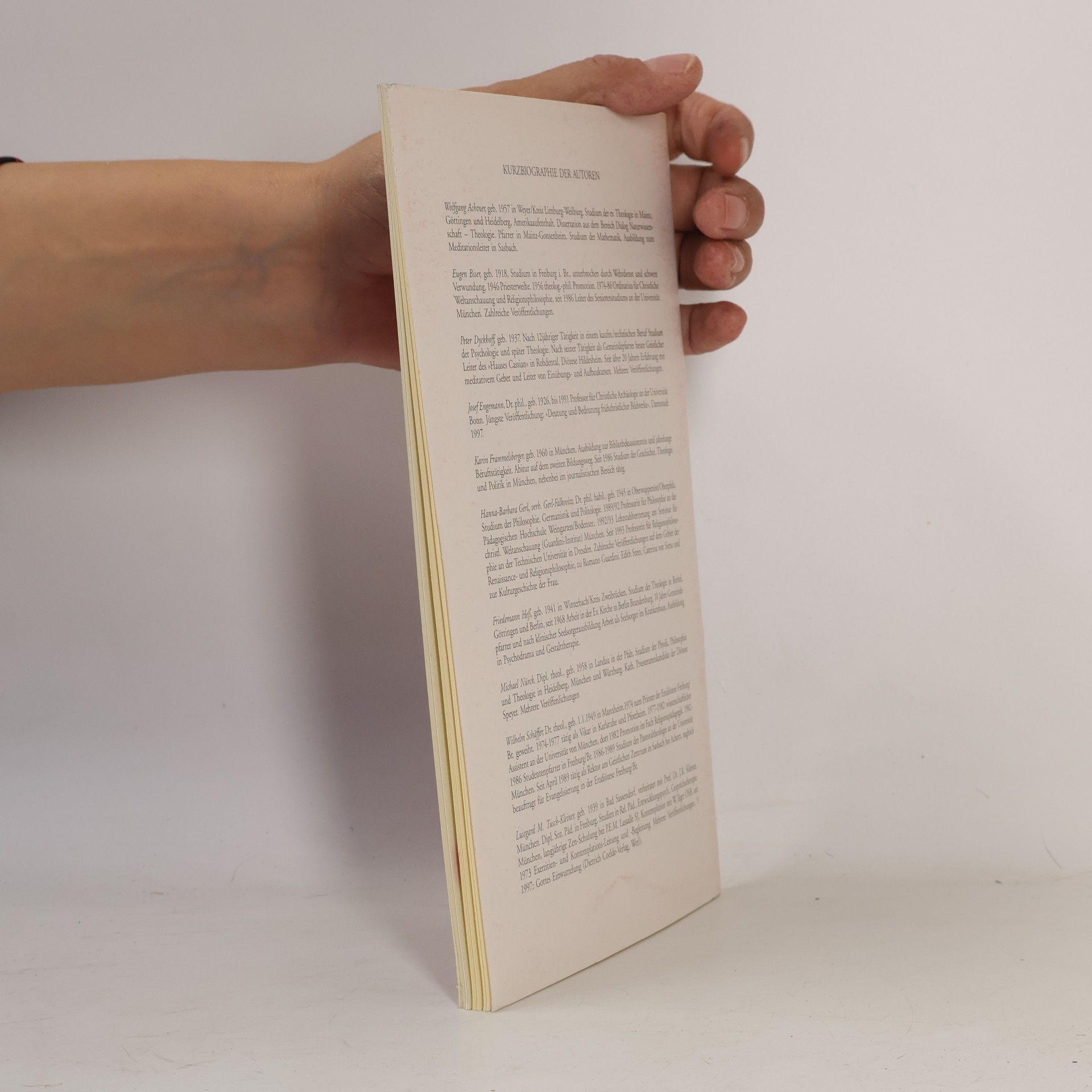 Autorenkollektiv Meditation. Anstösse für den christlichen Vollzug 2-1997