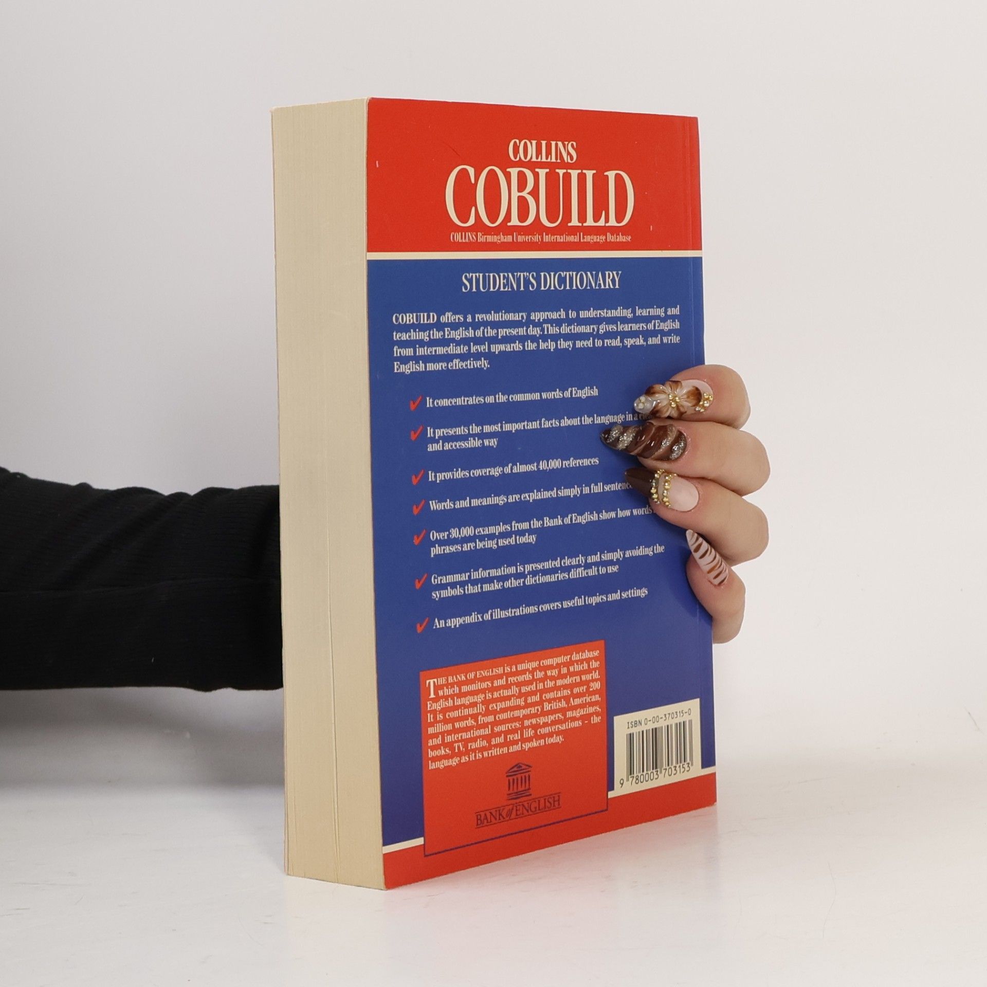 Cobuild Collins Student's Dictionary. Helping learners with real English