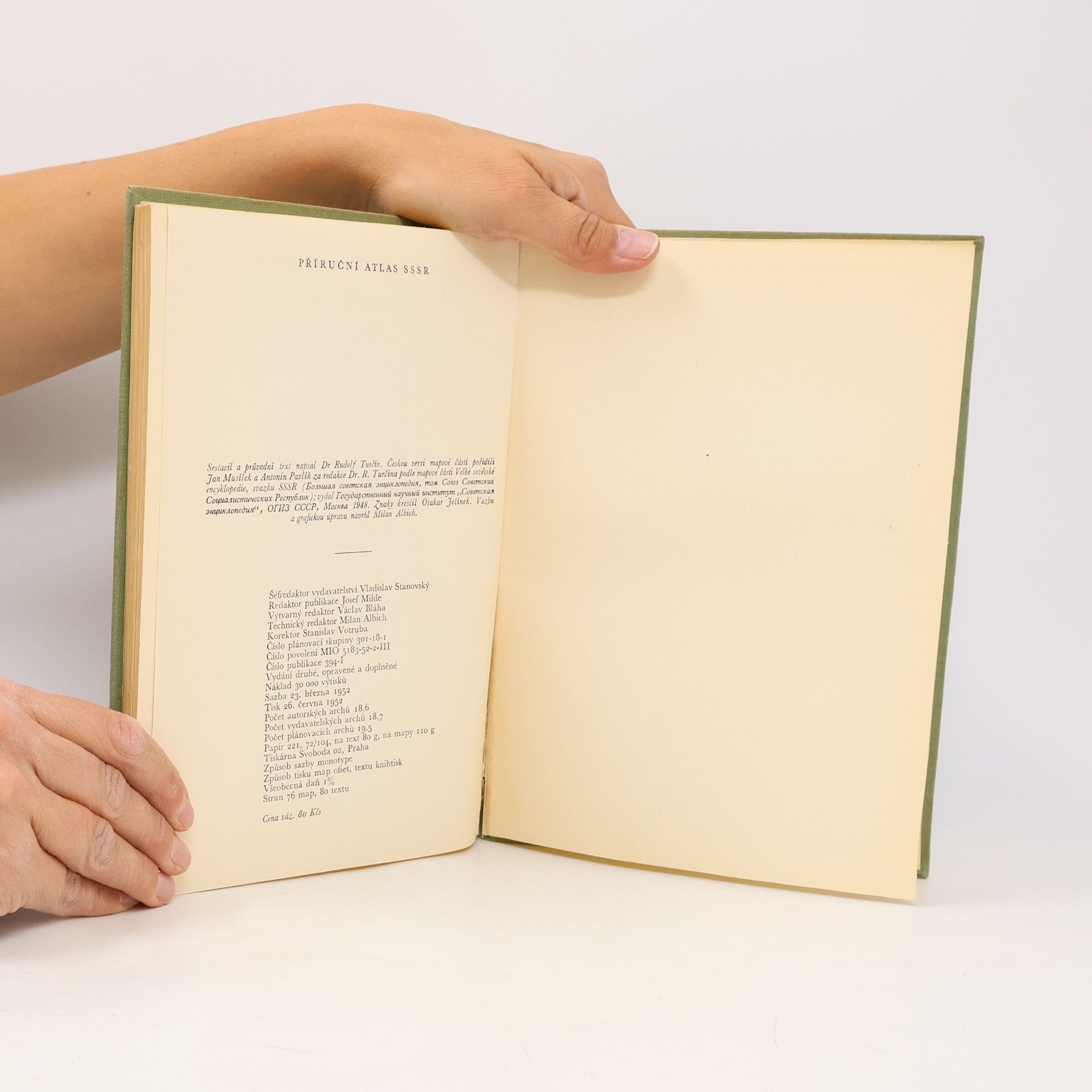 Rudolf Turčín Příruční atlas SSSR