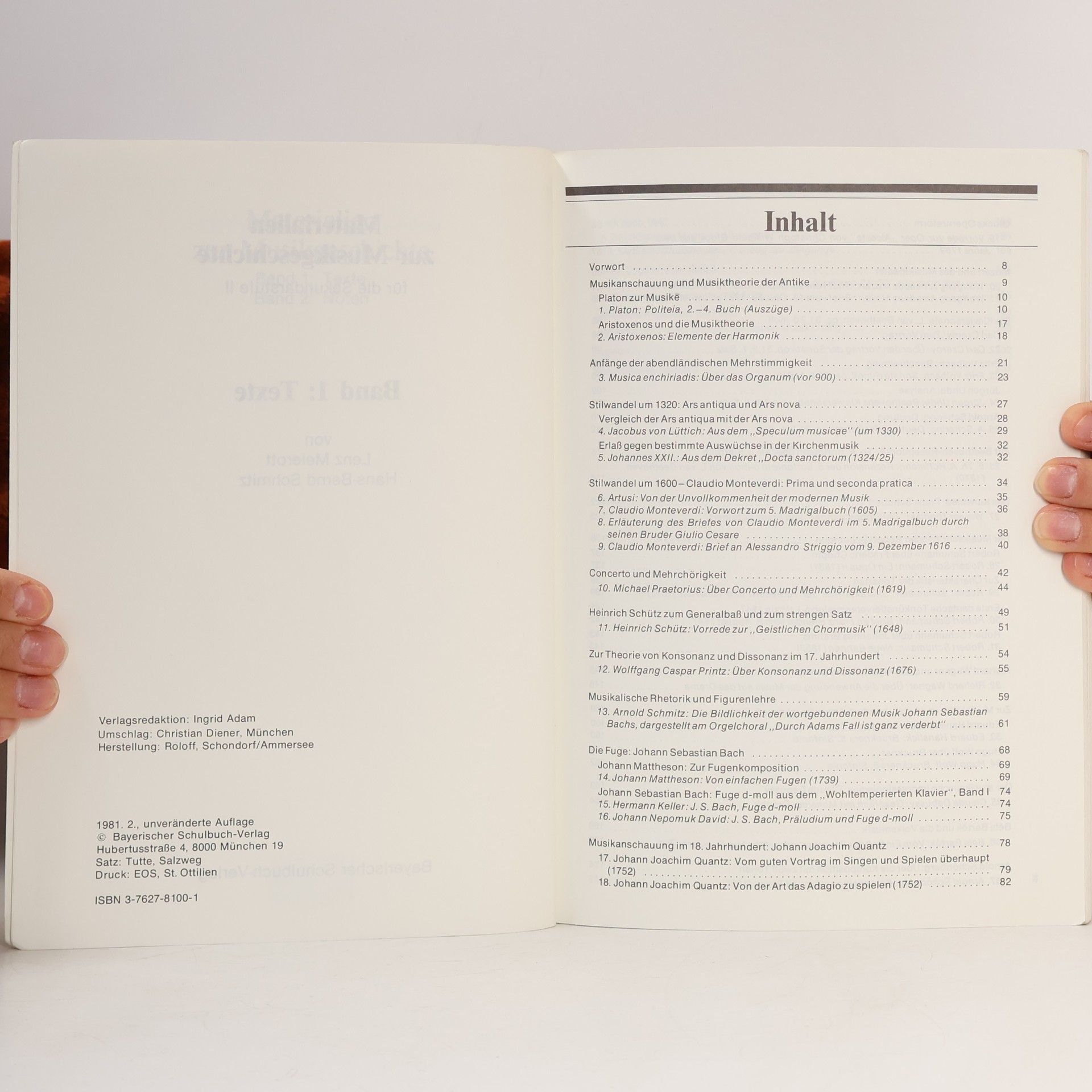 Lenz Meierott Materialien zur Musikgeschichte