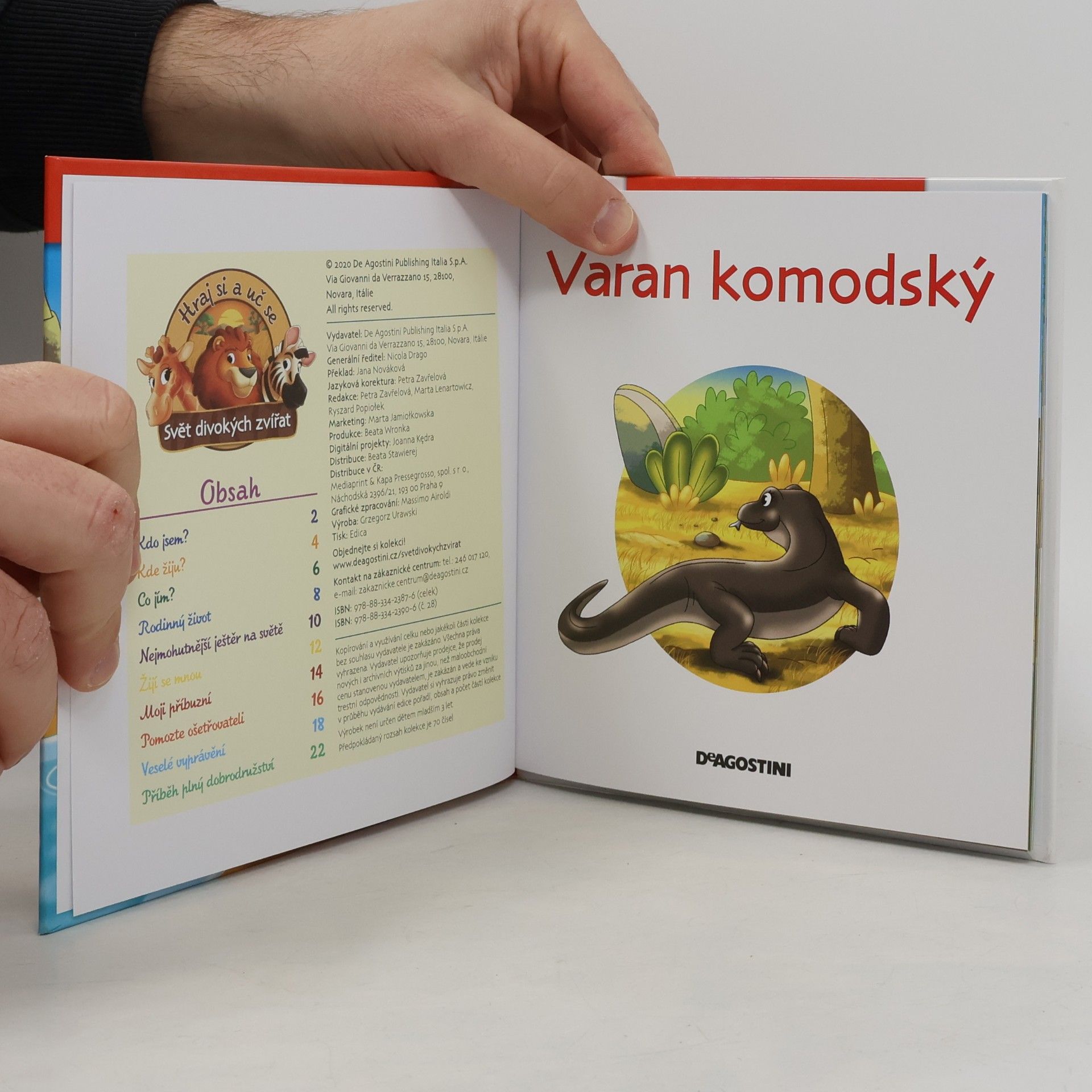 Kolektiv autorů Bydlím v savaně: Varan komodský