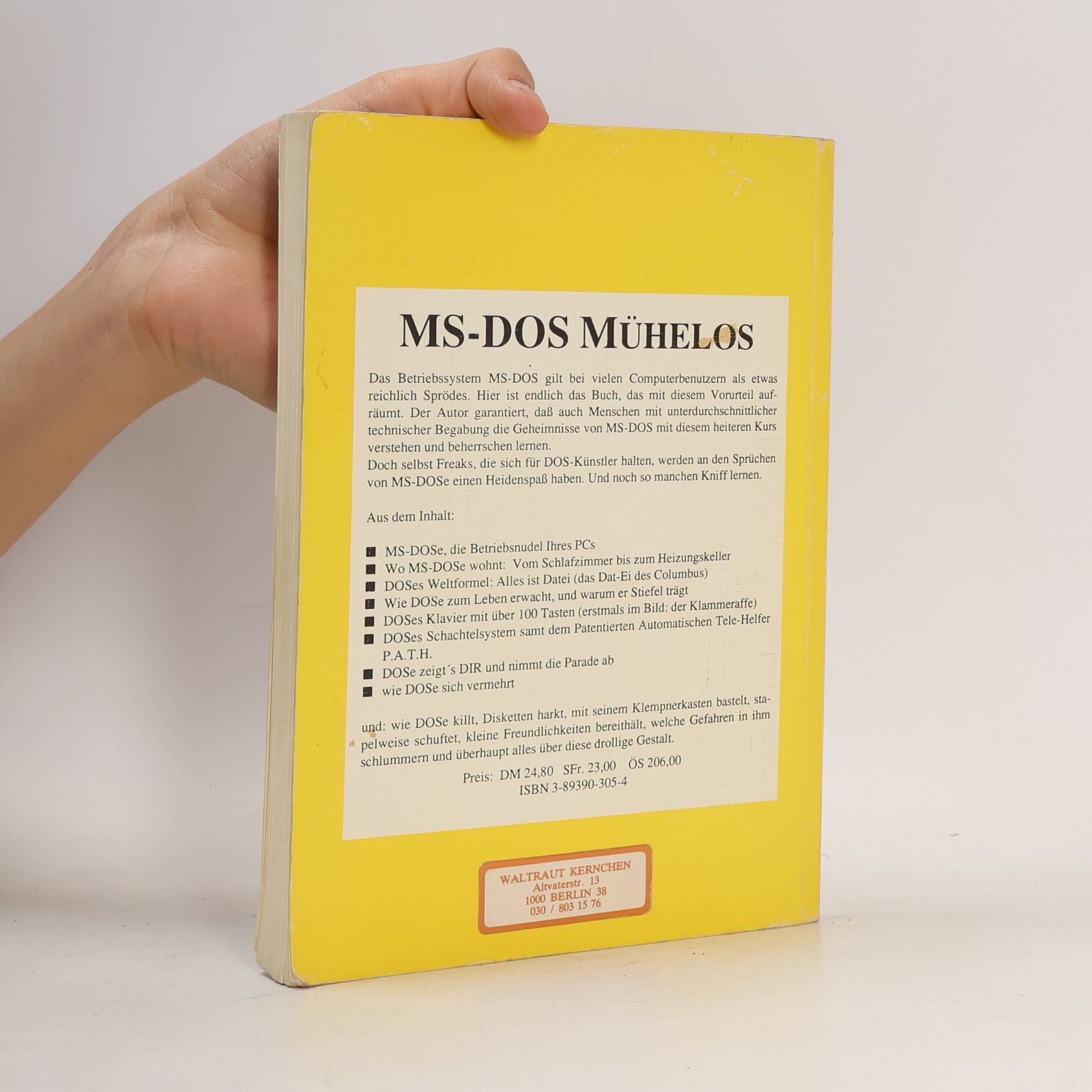 Werner Tiki Küstenmacher MS-DOS mühelos!