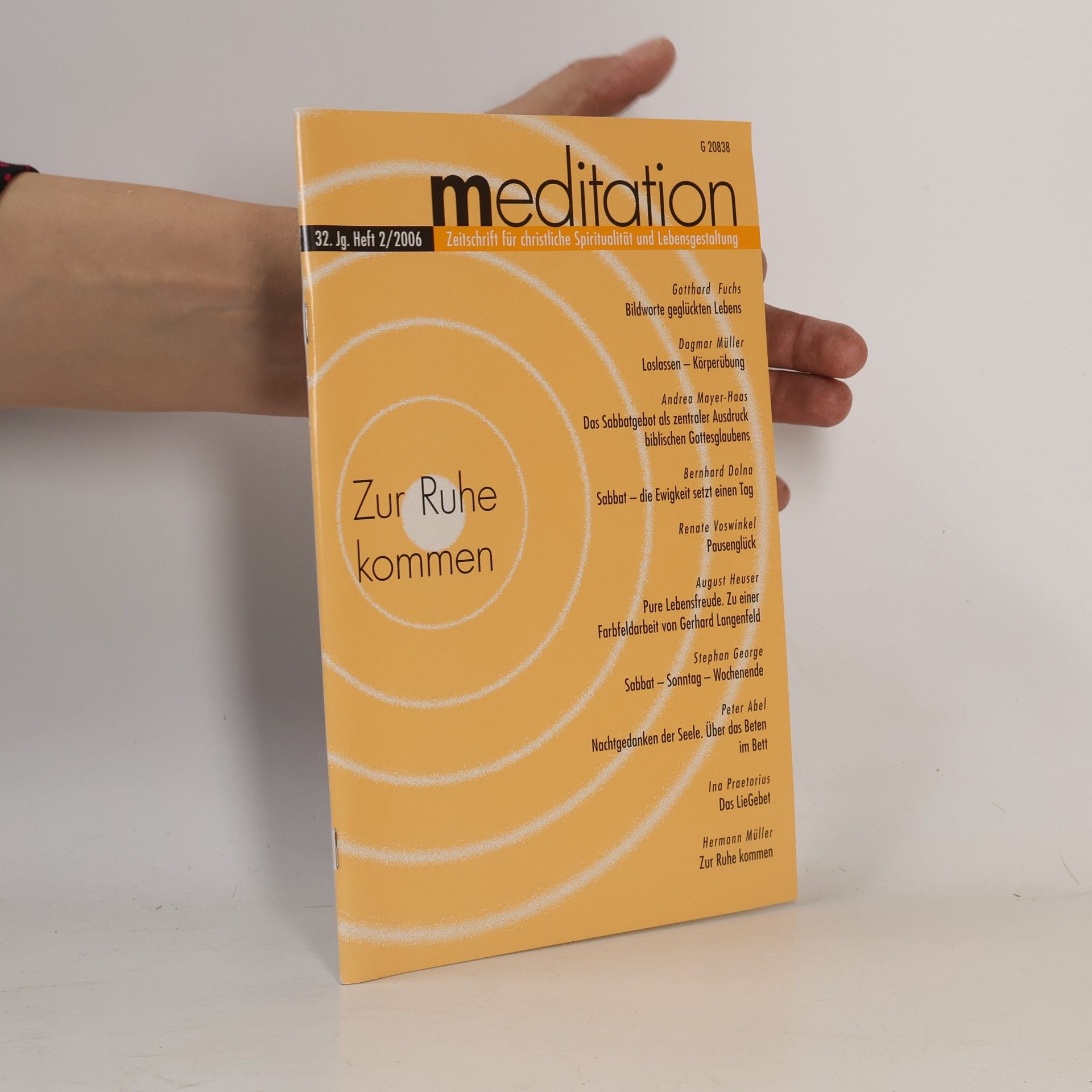 Gotthard Fuchs meditation