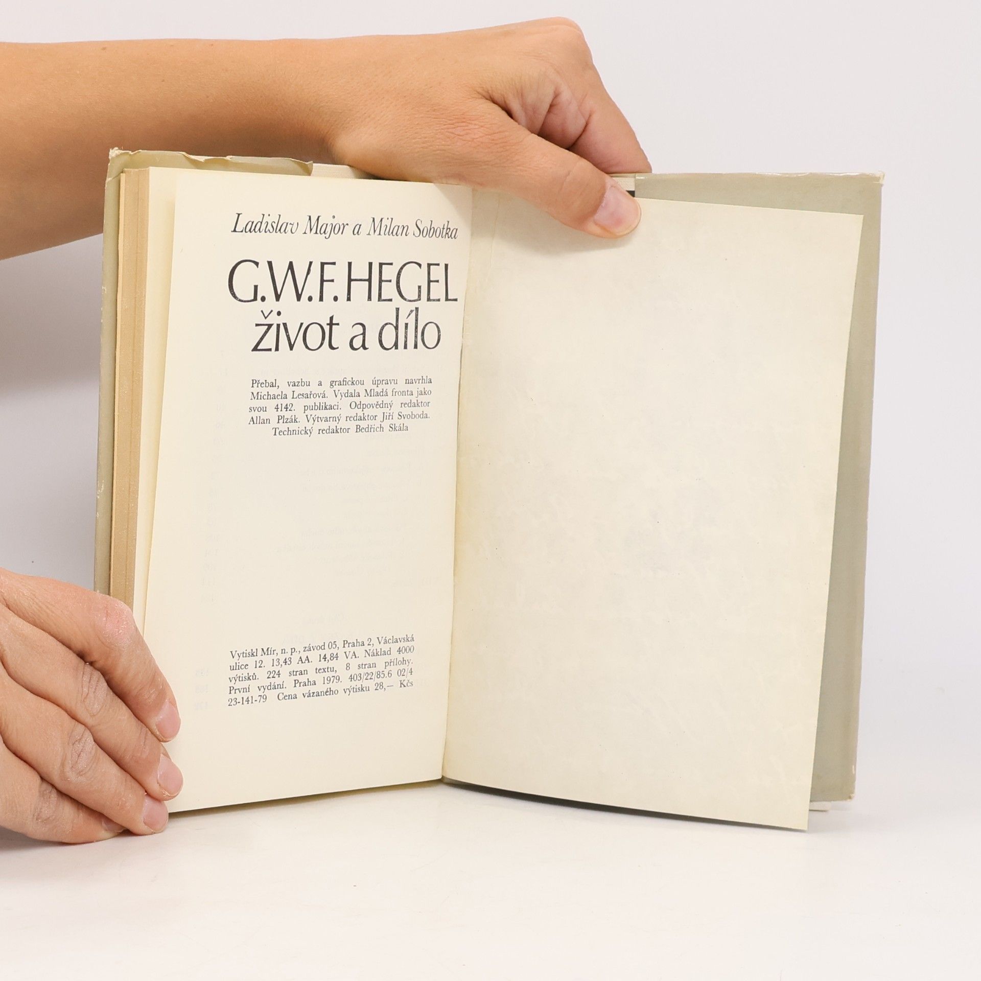 Ladislav Major G. W. F. Hegel. Život a dílo