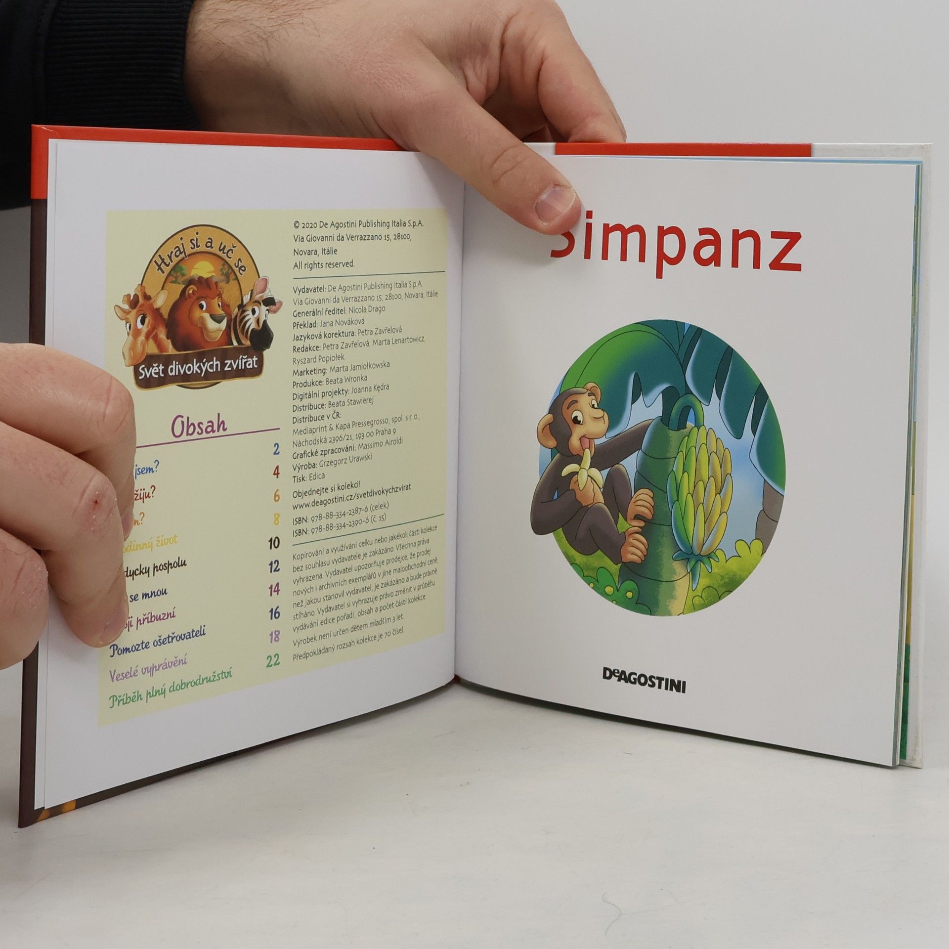 Various authors Bydlím v savaně 15. Šimpanz