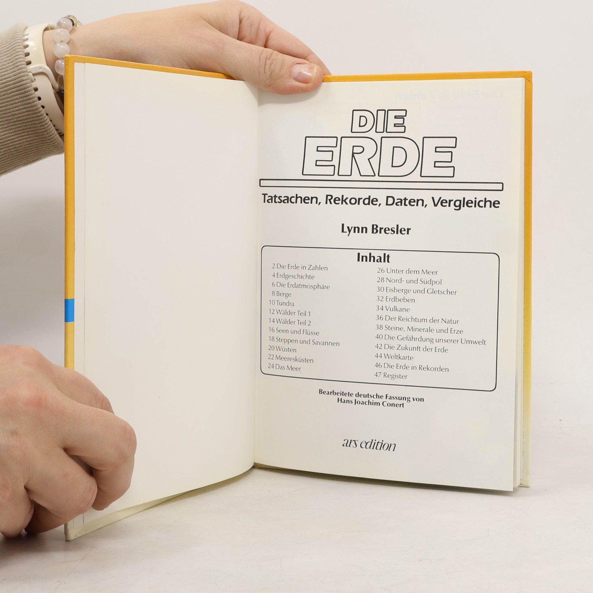 Lynn Bresler Die Erde (Tatsachen, Rekorde, Daten, Vergleiche)