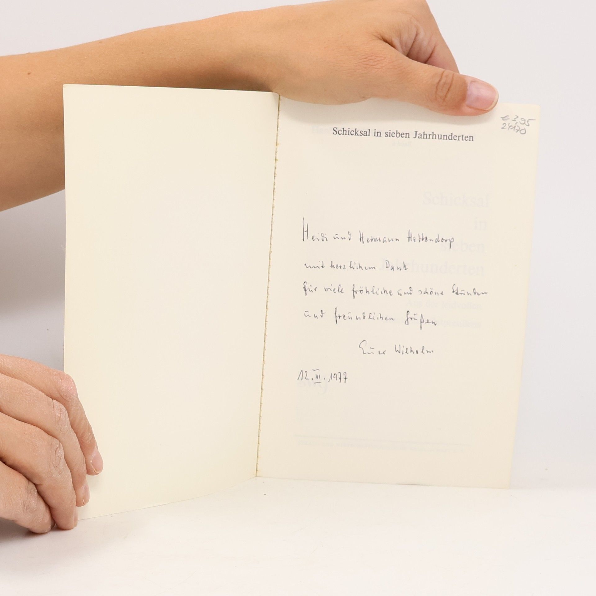 Autorenkollektiv Schicksal in sieben Jahrhunderten
