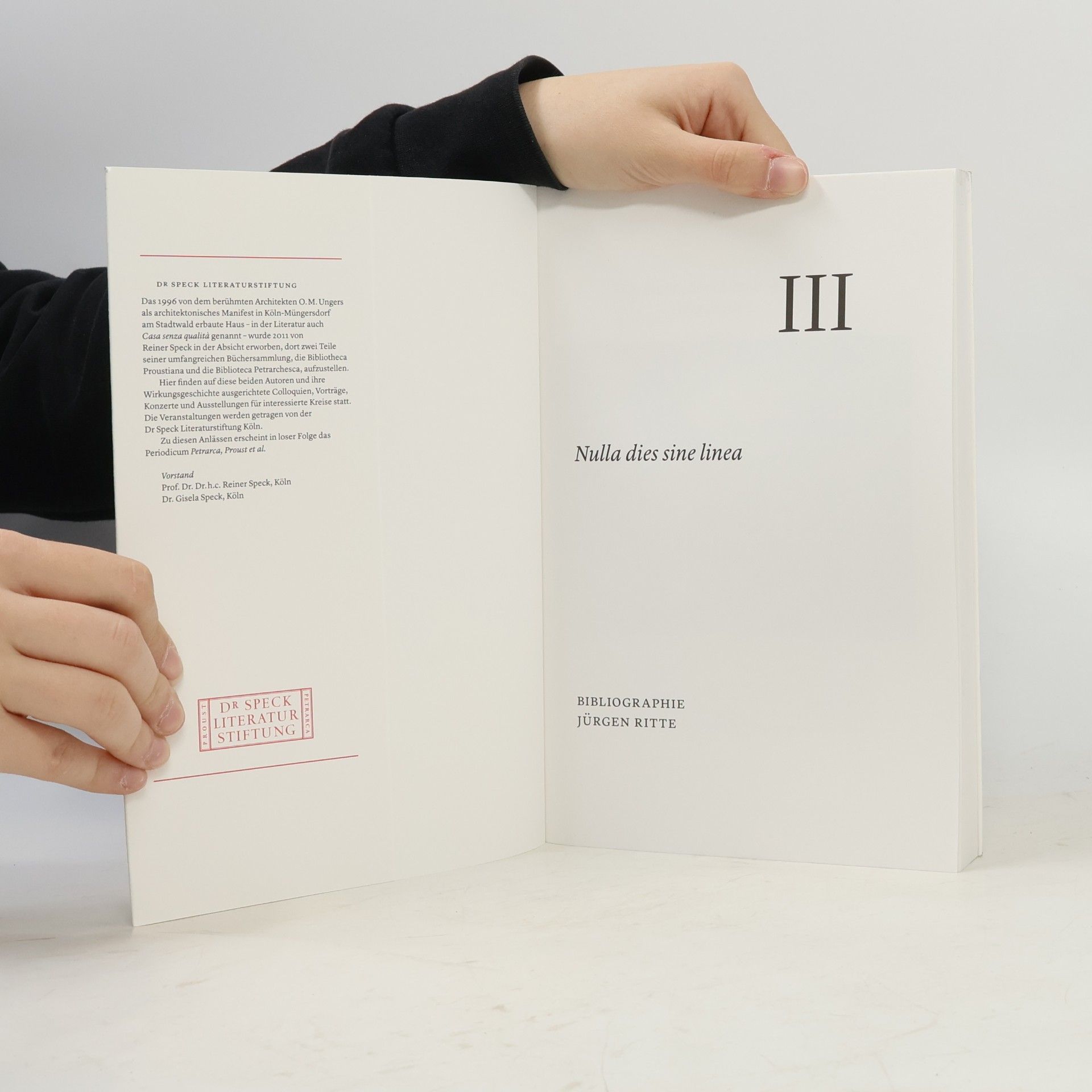 Jürgen Ritte Reden und Schriften III