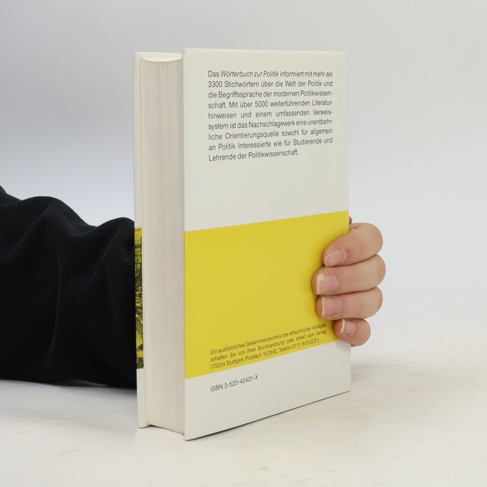 Manfred G. Schmidt Wörterbuch zur Politik