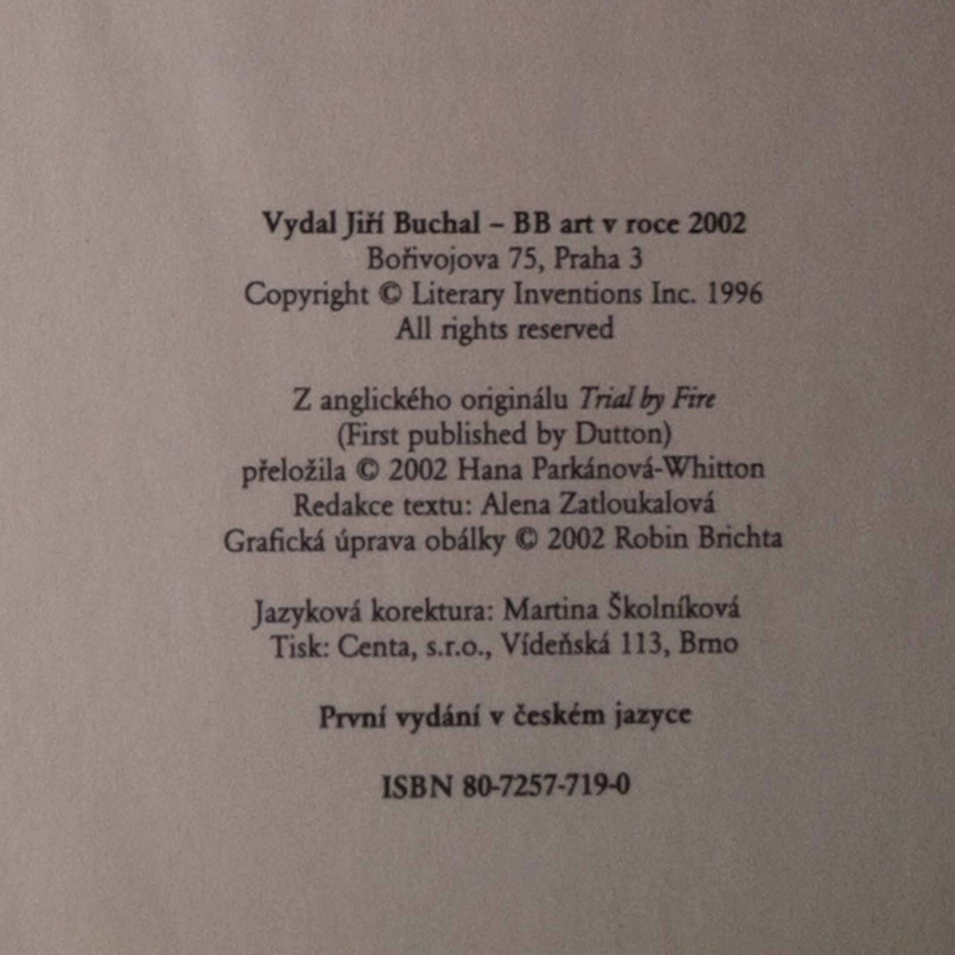 Nancy Taylor Rosenberg Zkouška ohněm