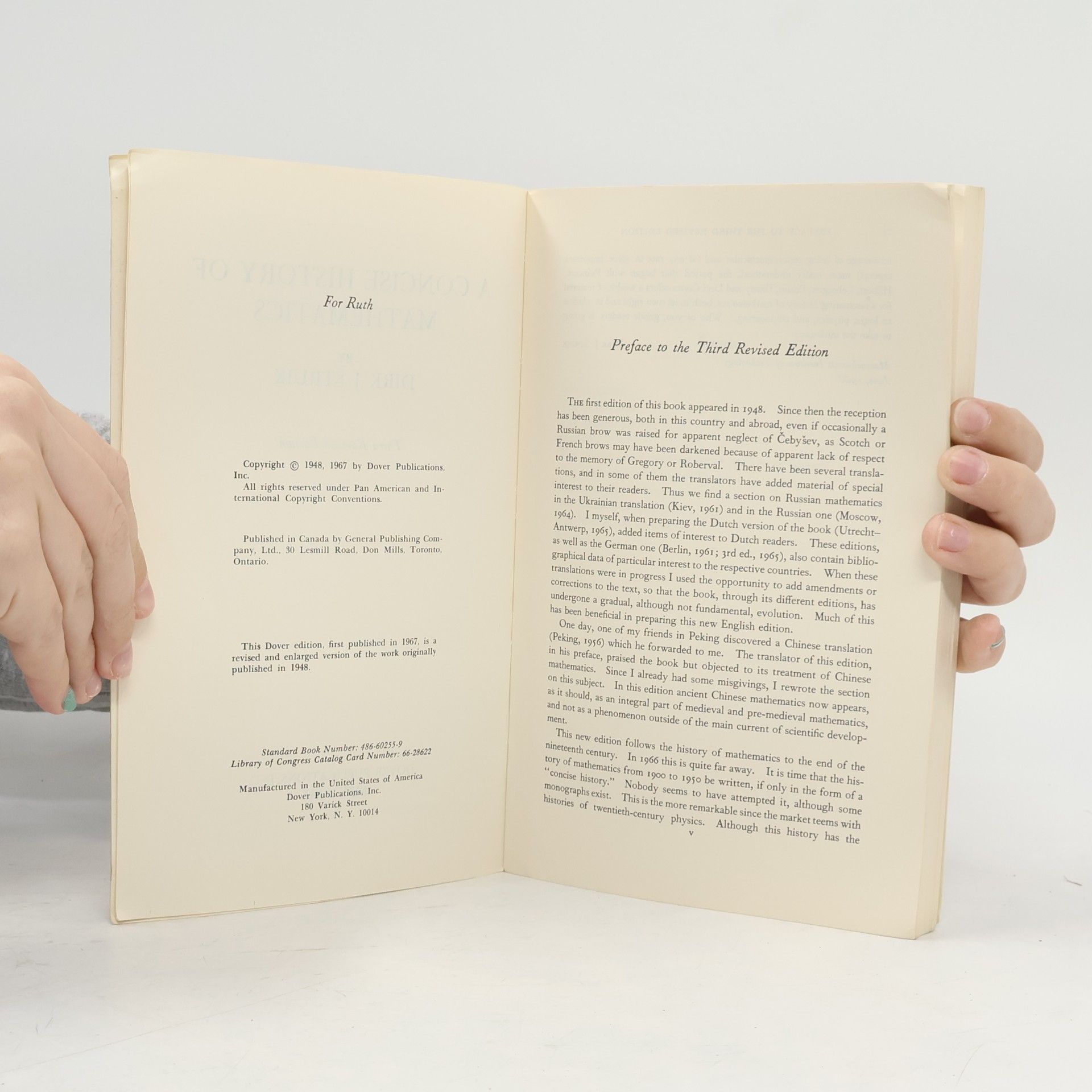 Dirk J. Struik A Concise History of Mathematics