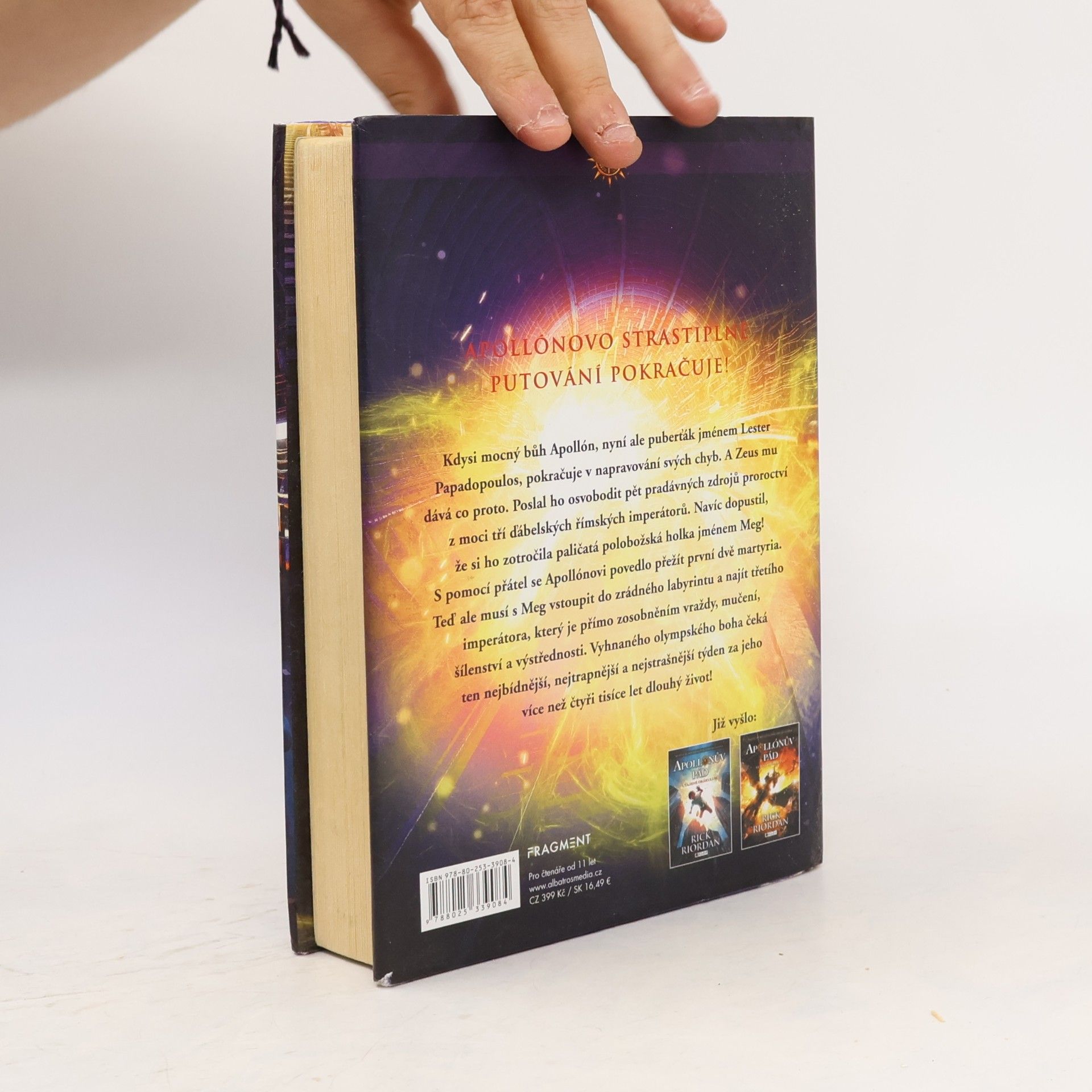 Rick Riordan Apollónův pád. Zrádný labyrint