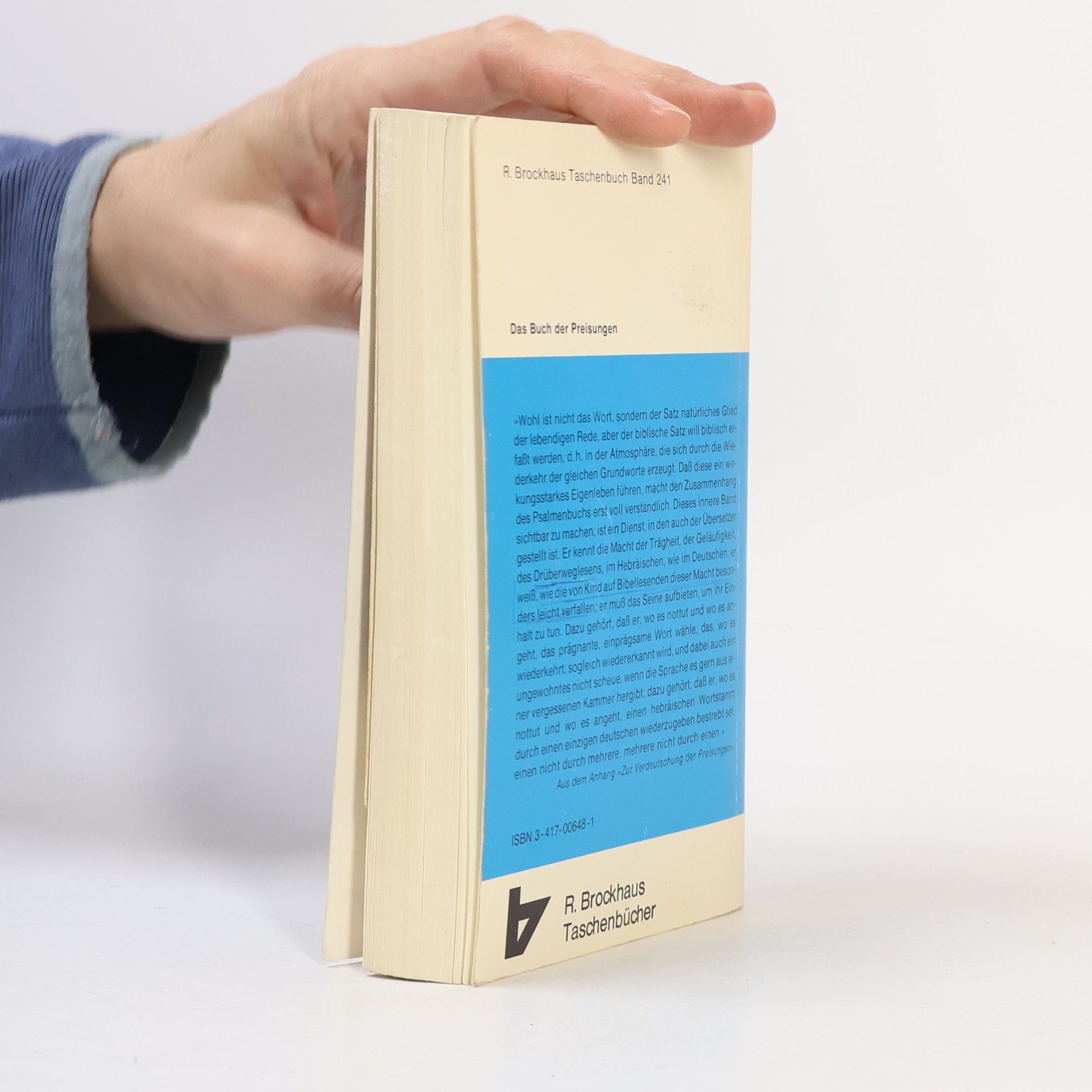Martin Buber Buch der Preisungen