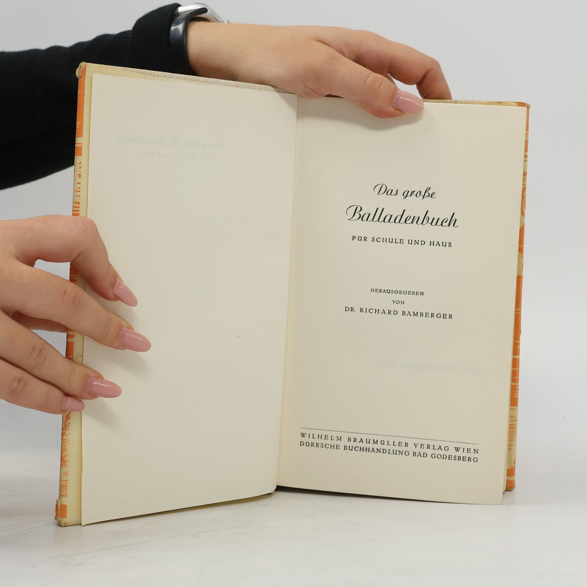 Richard Bamberger Das Grosse Balladen Buch