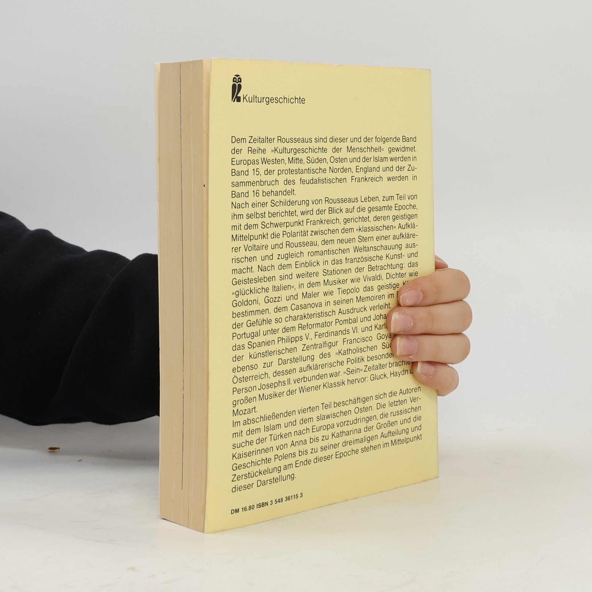 Will Durant Kulturgeschichte der Menschheit. Europa und der Osten im Zeitaler der Aufklärung