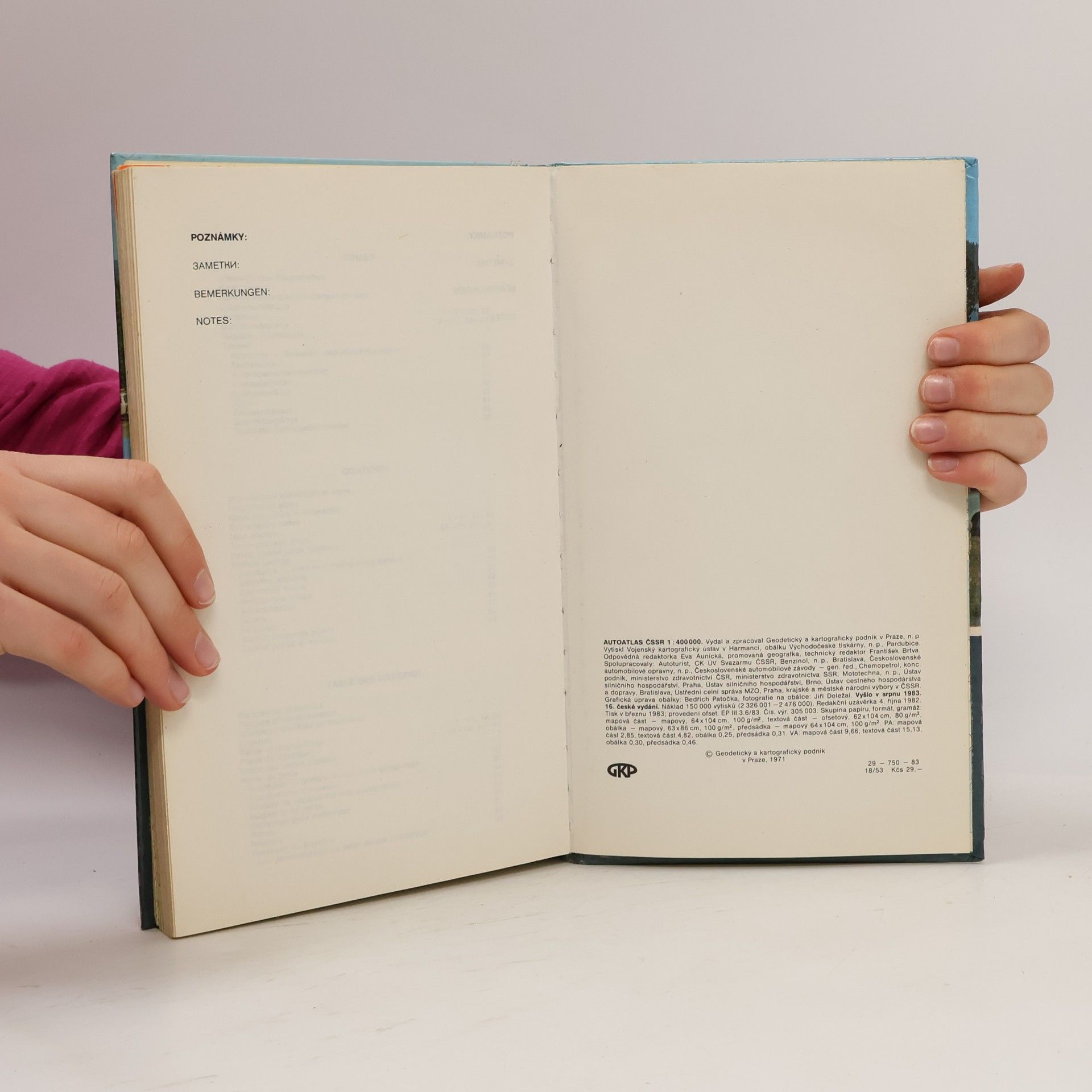 Various authors Auto atlas ČSSR