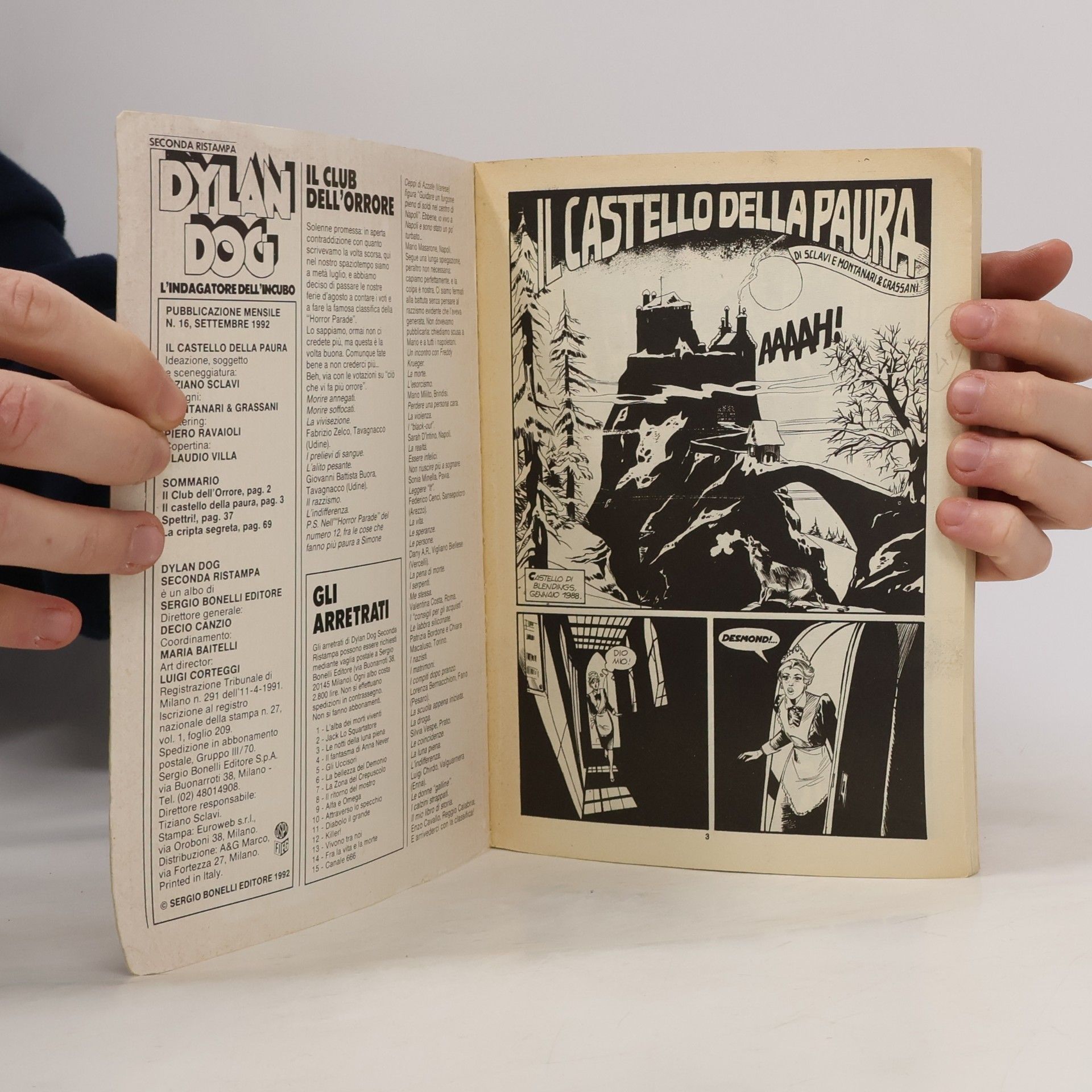 Tiziano Sclavi Dylan Dog 16