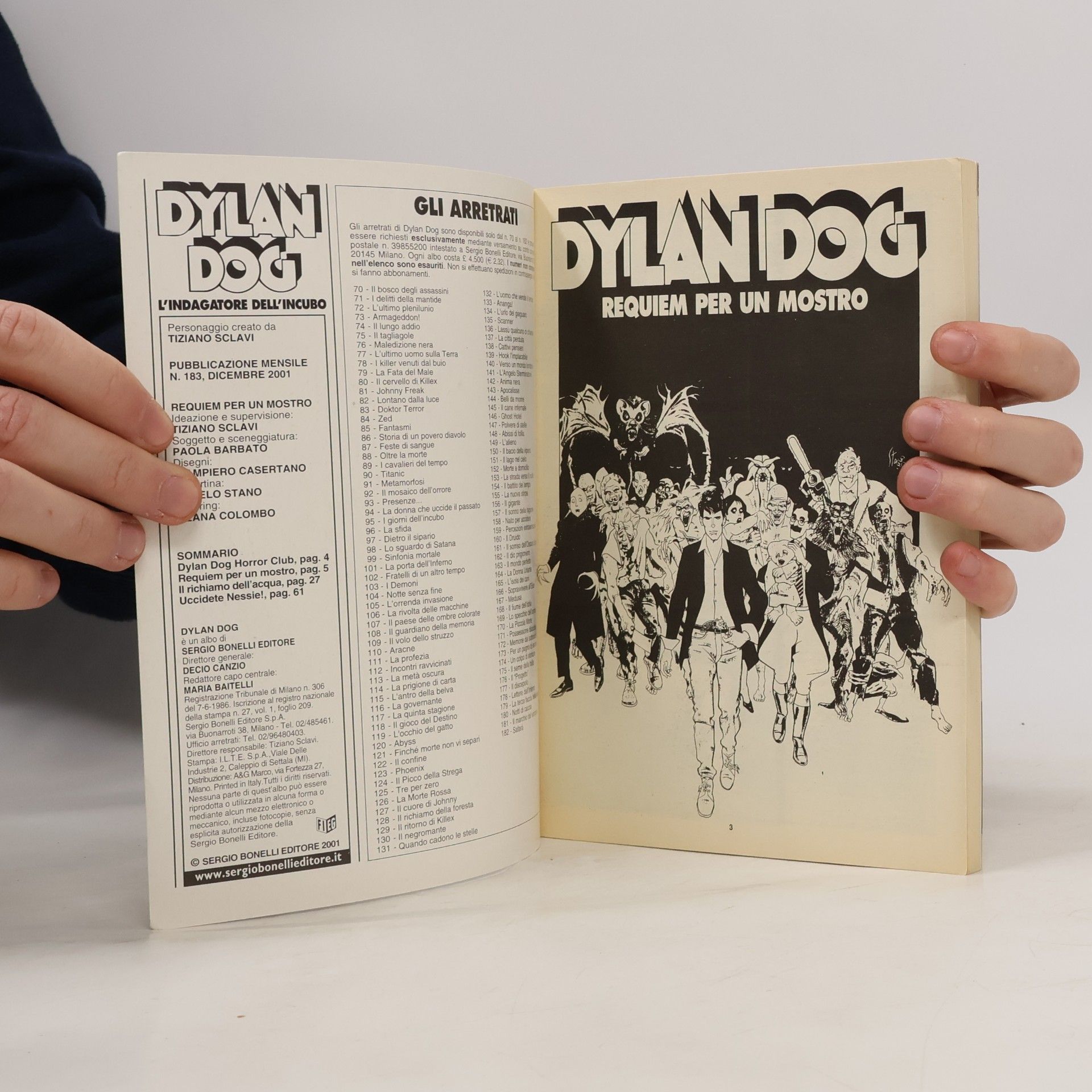 Tiziano Sclavi Dylan Dog 183
